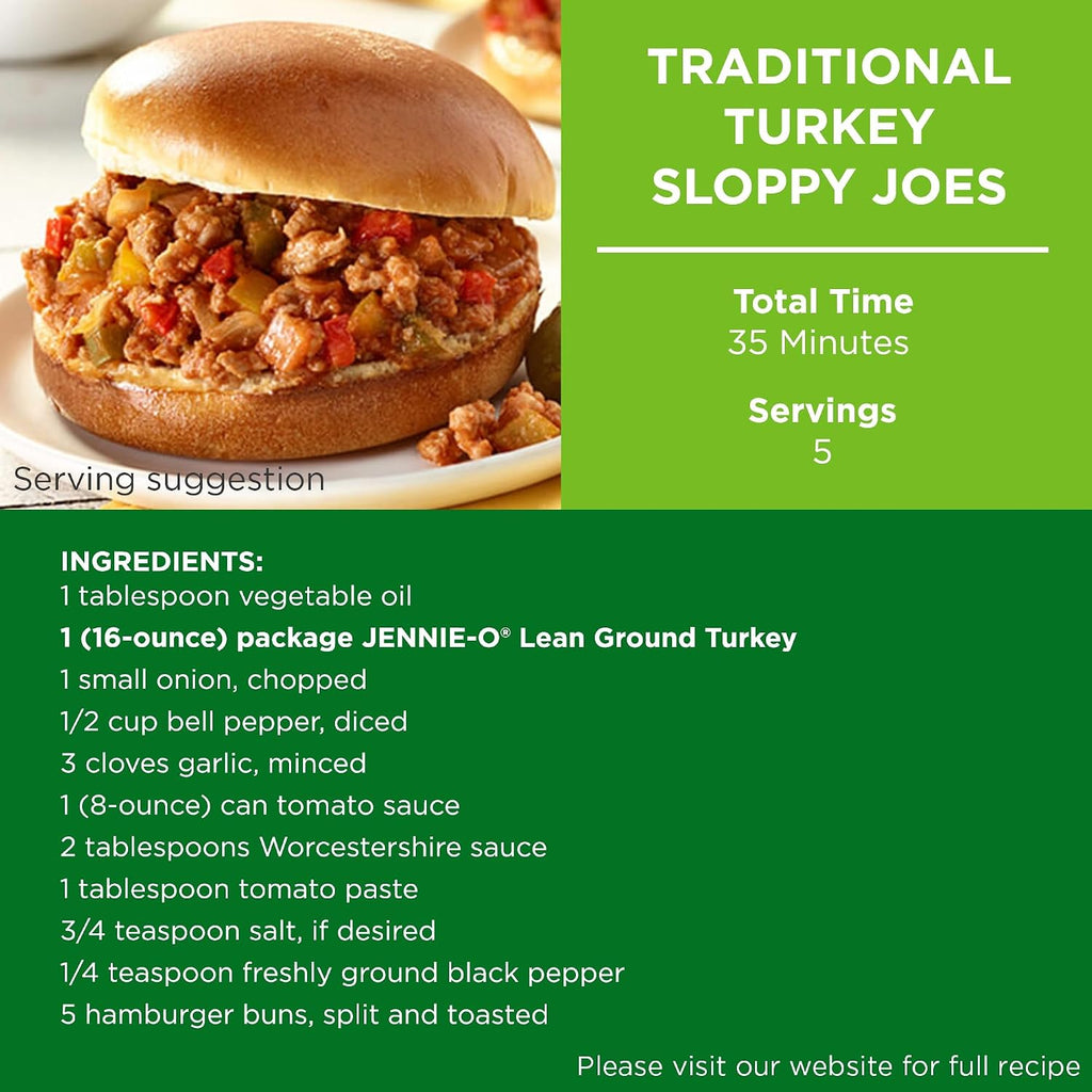 Jennie-O, Ground Turkey Meat - Lean 85/15, 16 Ounce