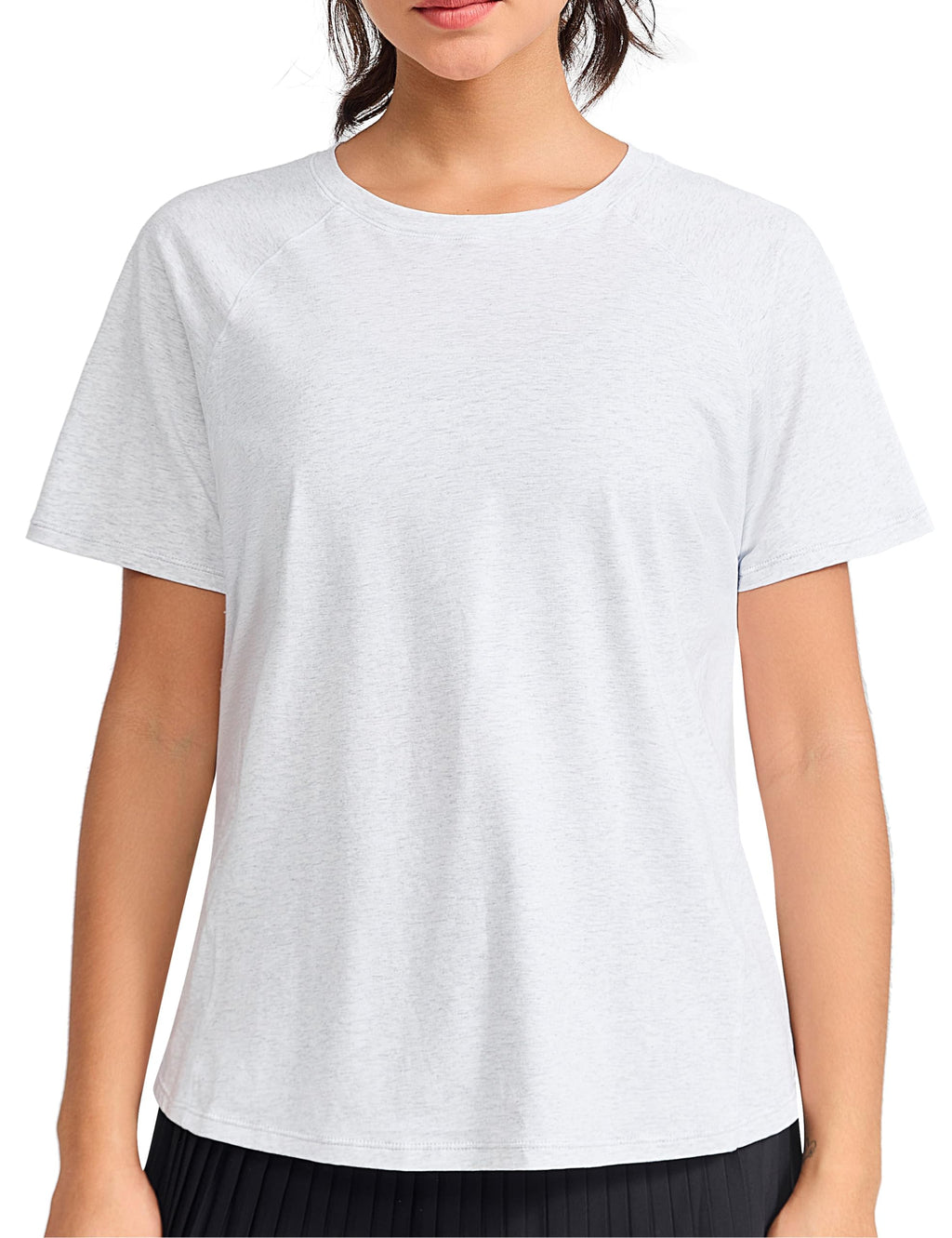 THE GYM PEOPLE Women's Short Sleeve Workout Shirts Breathable Yoga T-Shirts with Side Slits Athletic Tee Tops
