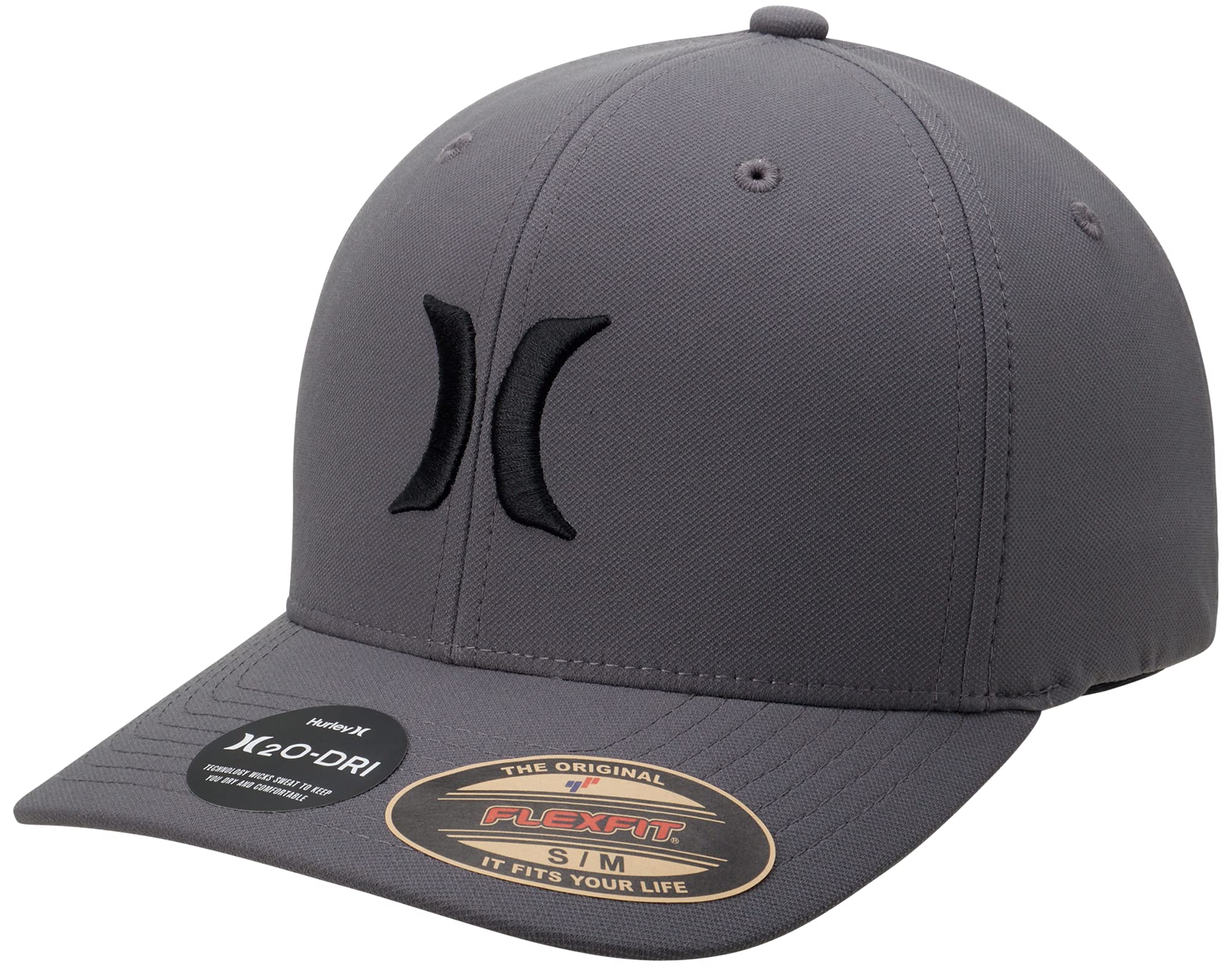 Hurley Men's Caps - One & Only Flexfit Baseball Cap - Fitted Hats for Men (S-XL)