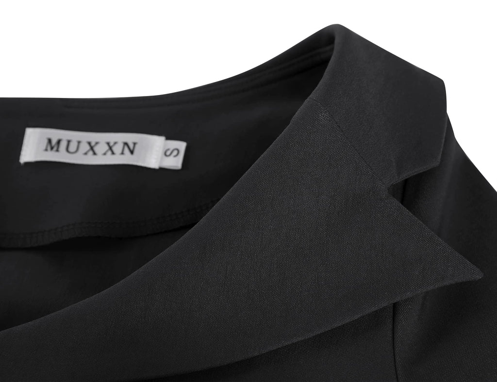 MUXXN Women's Classic Vintage Sweetheart Neckline Cocktail Prom Tea Dress