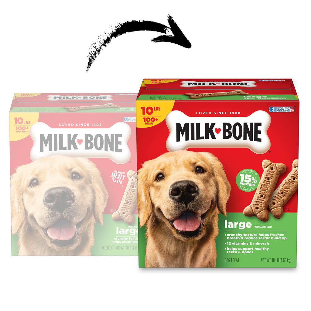 Milk-Bone Crunchy Small Dog Treats, 24 Oz. Boxes, Original Beef Flavor (Pack of 12)