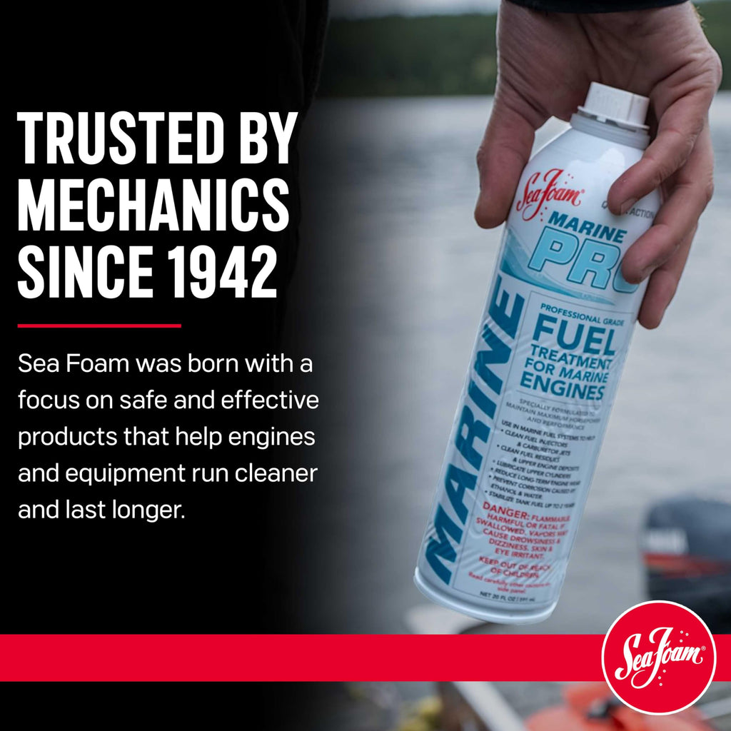 Sea Foam Marine PRO Marine Fuel System Treatment MP20, 20 oz, Pack of 1