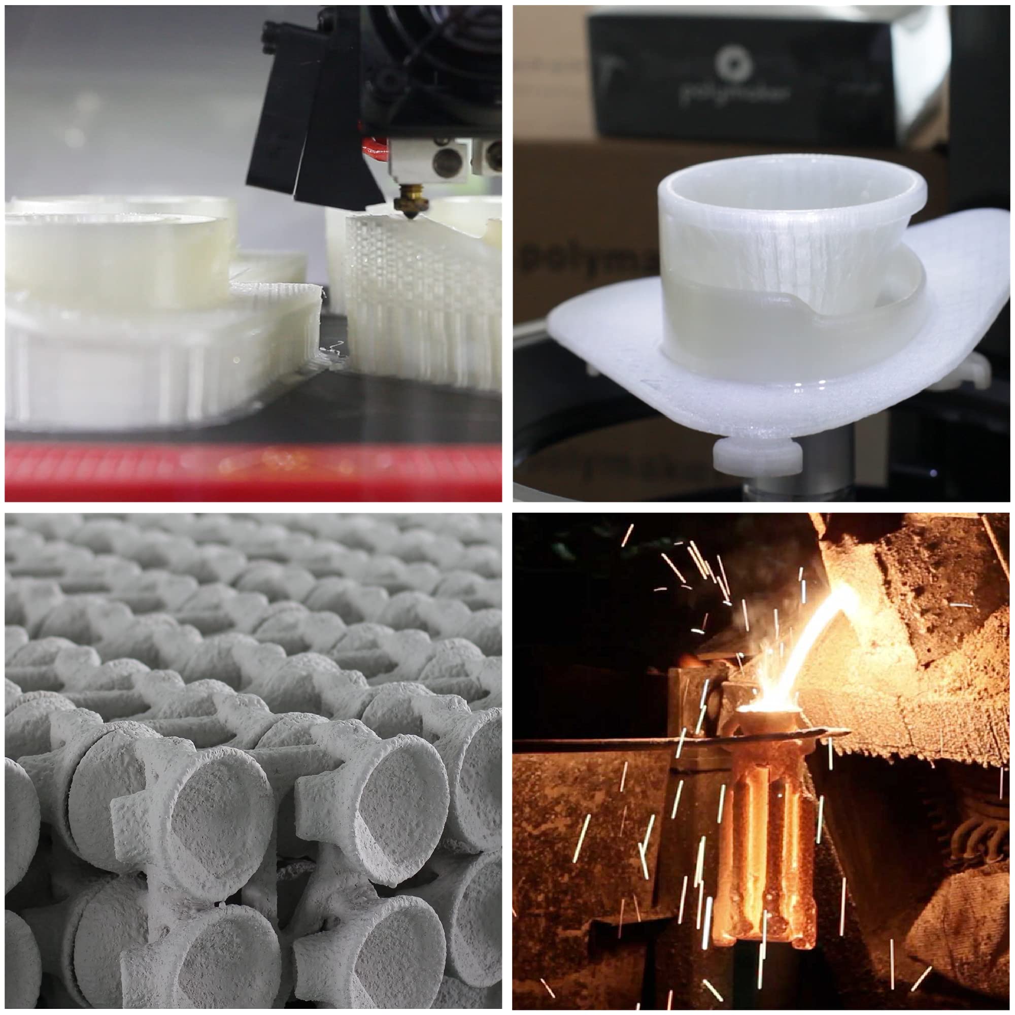 Polymaker PolyCast Filament 1.75mm for Investment Casting 0.75kg, 3D Printing Filament for Lost Wax Investment Casting, Similar to Wax Filament for Metal Casting Plaster Cleanly Burn Out