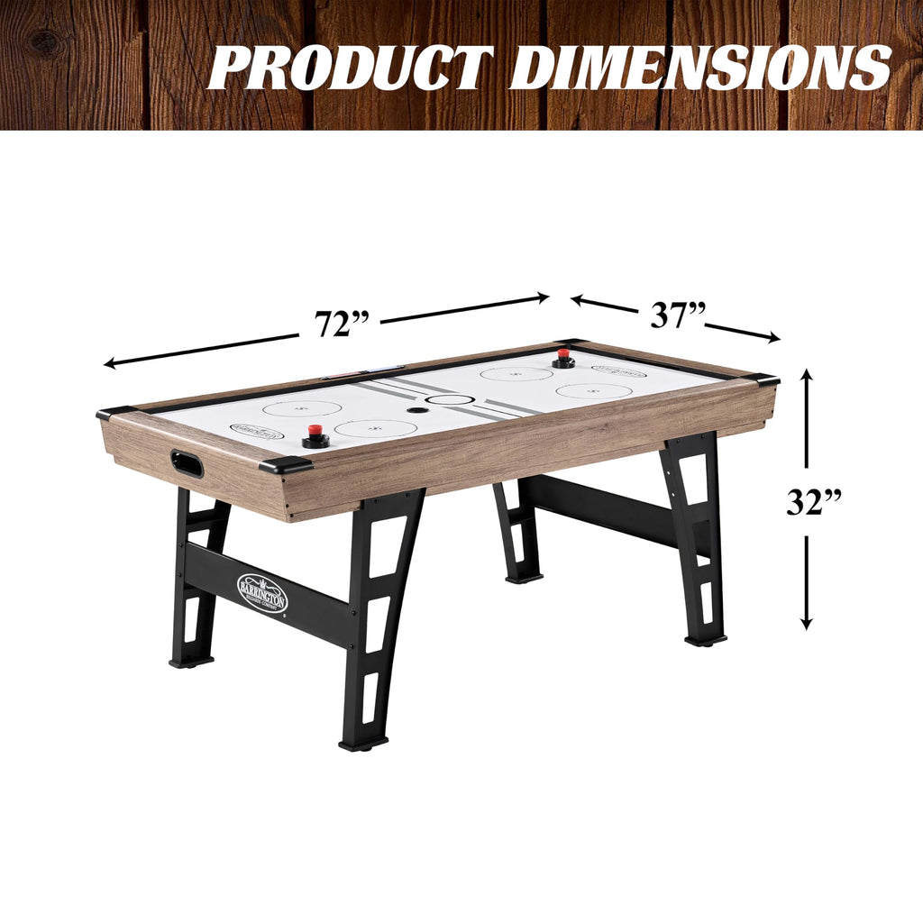 Barrington Billiards Air Hockey Table with Accessories, Perfect for Family Game Rooms | with Accessories