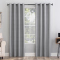 Sun Zero Columbia Thermal Insulated 100% Blackout Grommet Curtain Single Panel, 50" x 63", Cedar Orange
