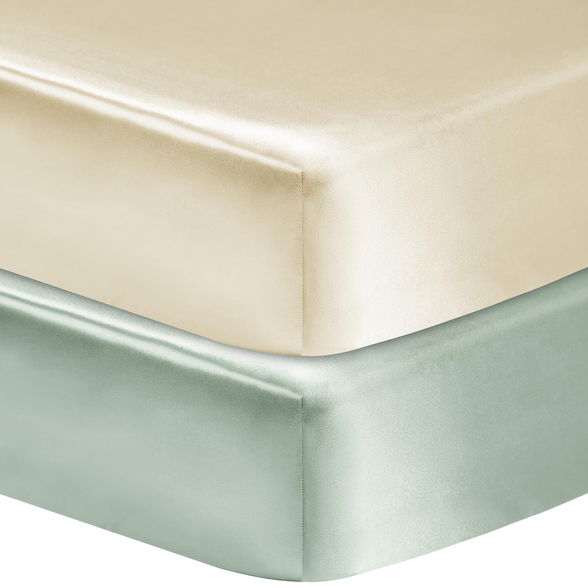 GUNTAIL Baby Crib Sheets for Boys Girls, 2 Pack Fitted Crib Sheet for Standard Crib and Toddler Mattress, Soft Microfiber Baby Sheet 52x28x8in (Brown & Green)