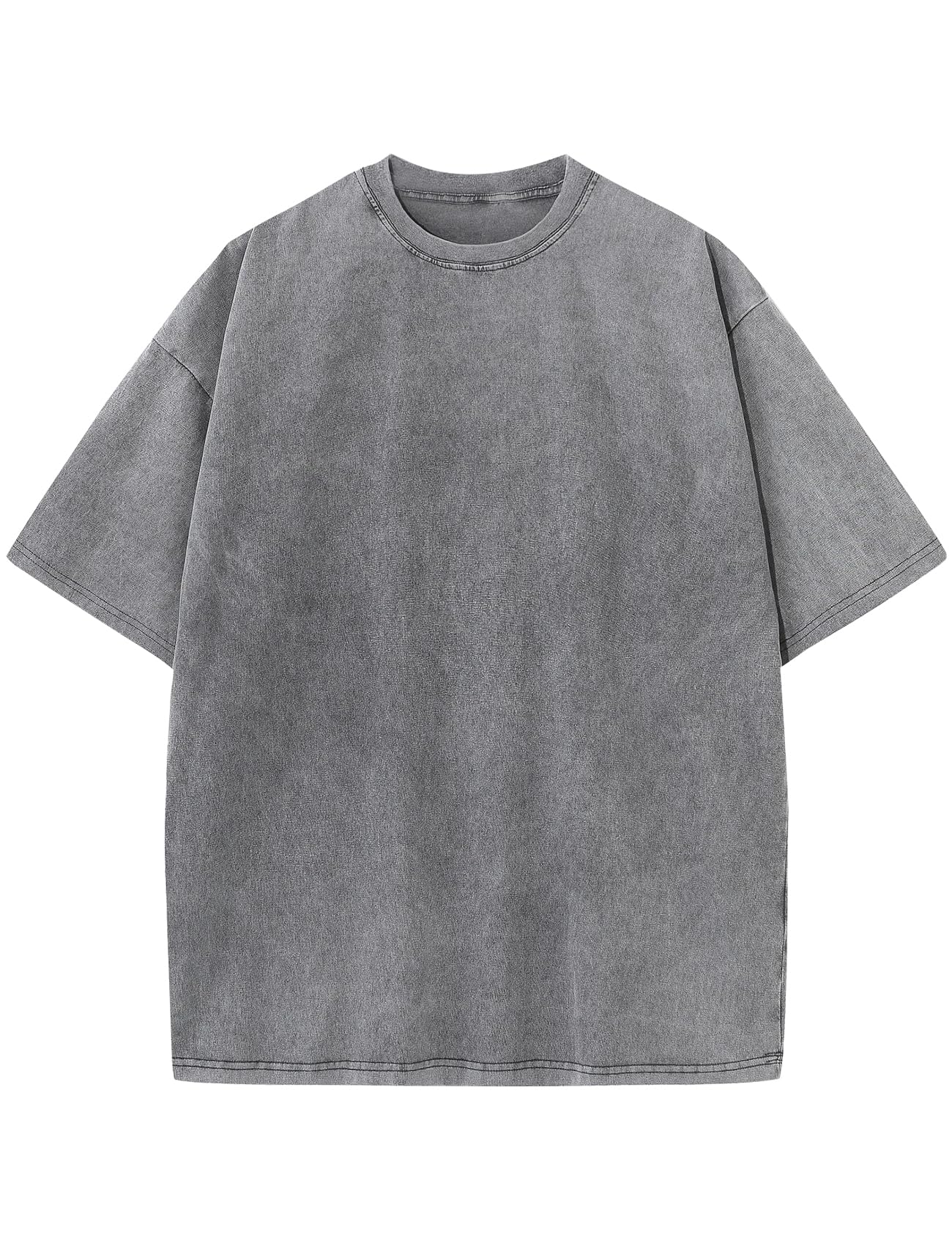 Arssm Men Oversized T Shirts Vintage Tee Loose Fit Short Sleeve Casual Streetwear Baggy Washed Unisex Tops