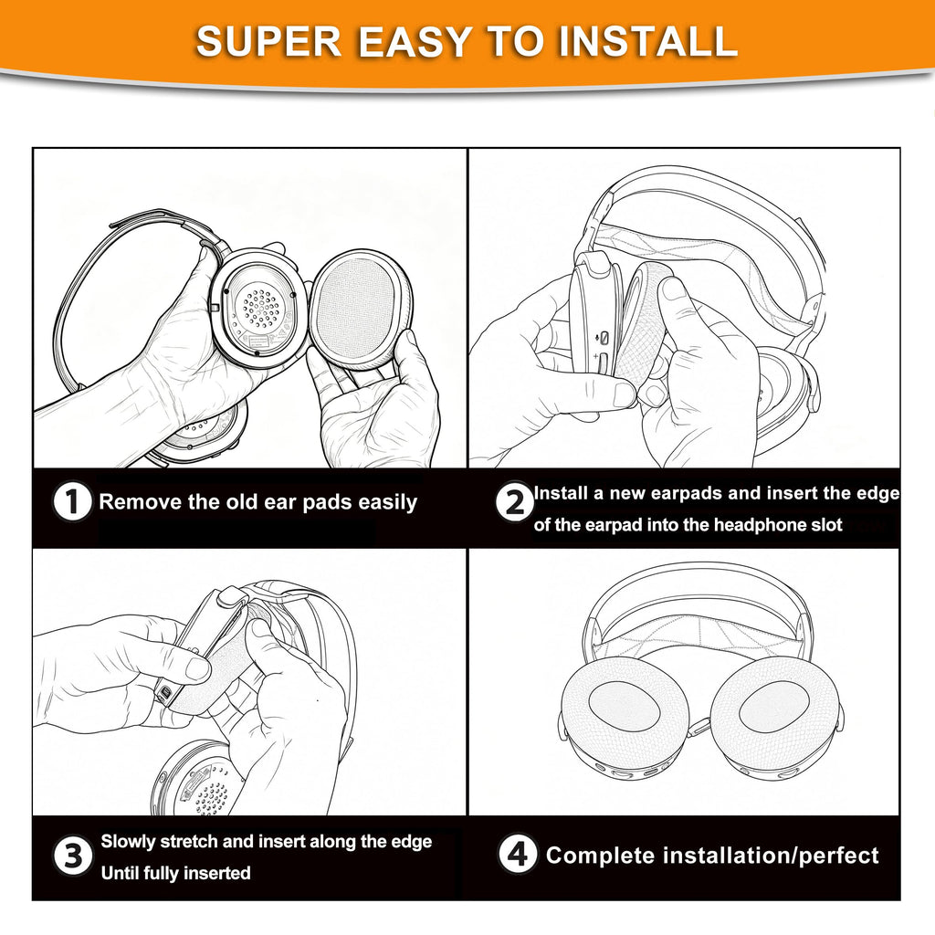 Arctis 3/5 / 7/9 Replacement Black Fabric Ear Pads Cushion Compatible with SteelSeries Arctis 3 / Arctis 5 / Arctis 7 Arctis 9 / Arctis 1 / Arctis pro Lossless Wireless Gaming Headset Headphone