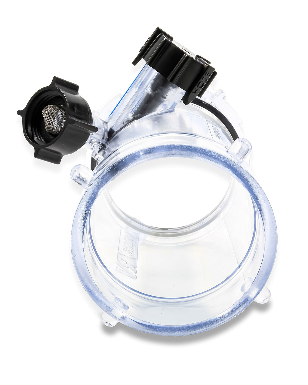Camco Dual Flush Pro Camper/RV Holding Tank Rinser - Features 3-Inch Gate Valve & Reverse Flush Valve - Empties & Flushes RV Black Water Tanks and RV Sewer Hose (39062)