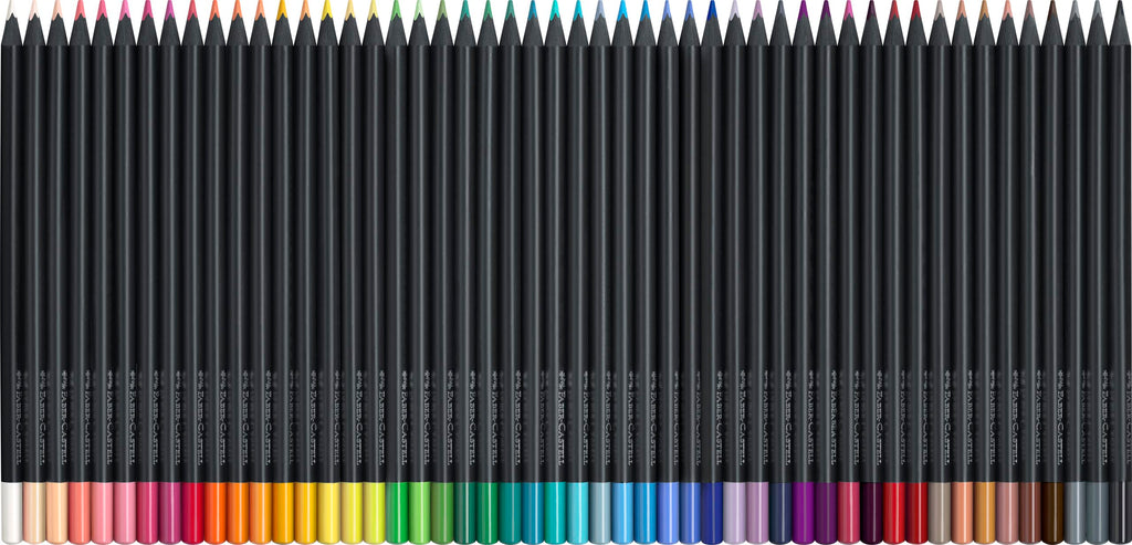 Faber-Castell Black Edition Colored Pencils| Great Back to School Art Supplies | Classic (12 Count)
