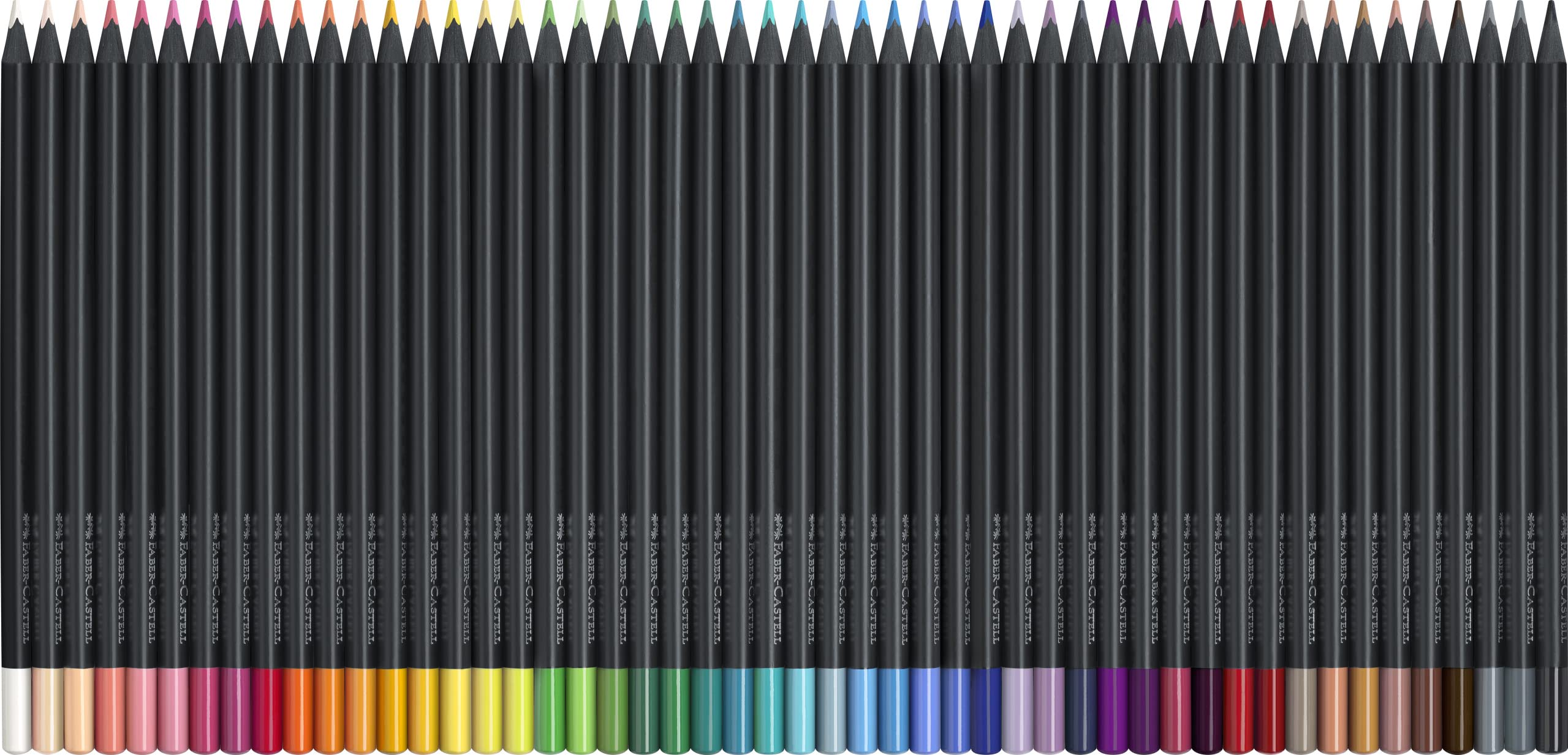Faber-Castell Black Edition Colored Pencils| Great Back to School Art Supplies | Classic (12 Count)