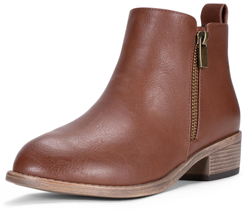 Jeossy Women's 905 Ankle Boots, Classic Low Heeled Short Booties, Casual Comfortable Boots with Wide Widths Available