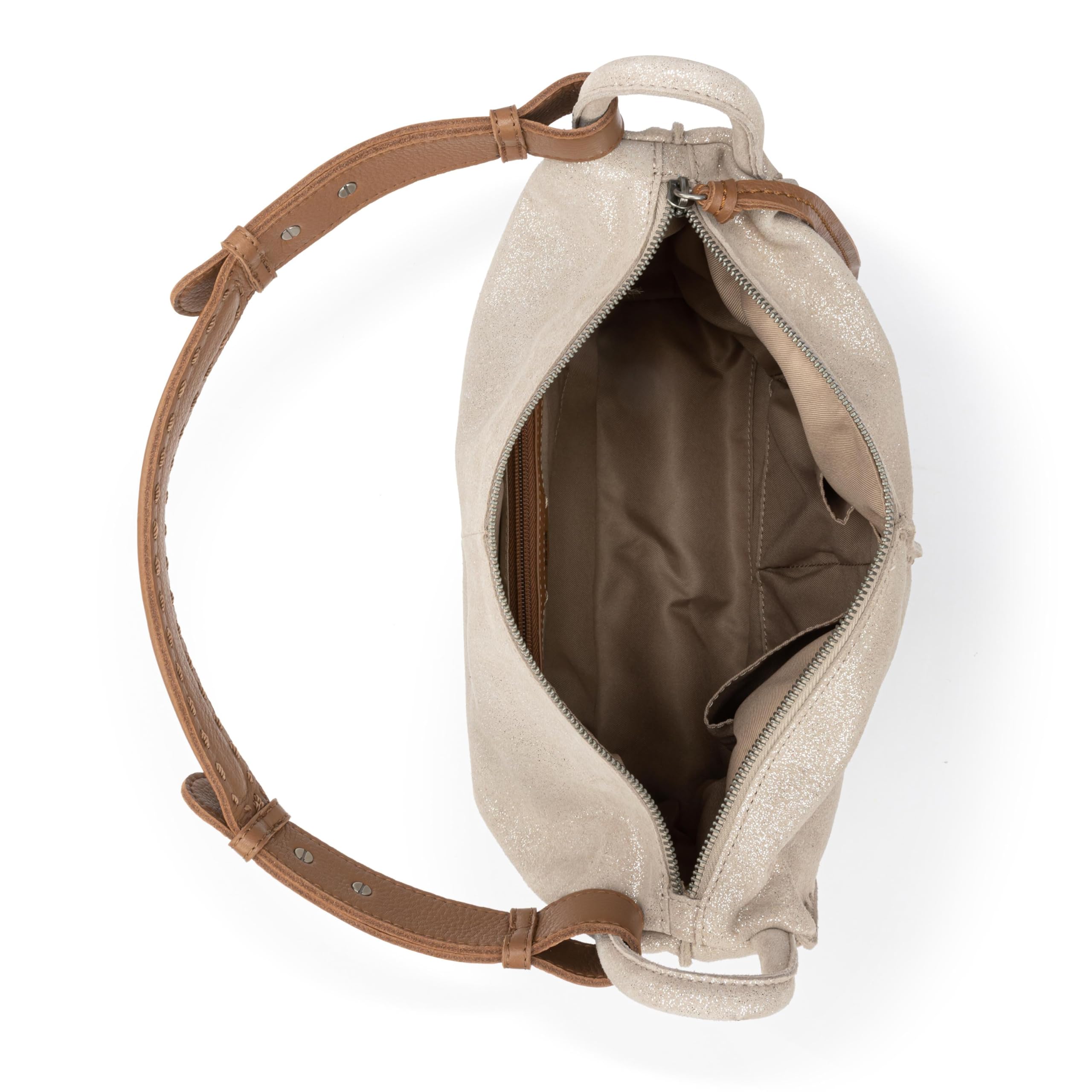 The Sak Los Feliz Hobo Purse - Premium Large Leather Women's Handbag for Everyday & Travel - Durable Purse With Zipper Pocket