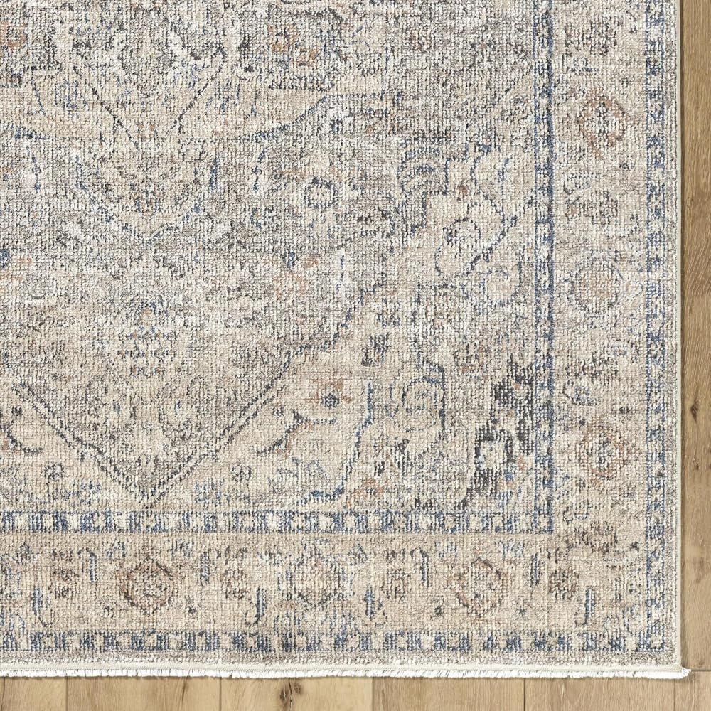 Livabliss x Galey Alix Maria Elena III Vintage Medallion Area Rug, 5'3" x 7' (5' x 7'), Brown