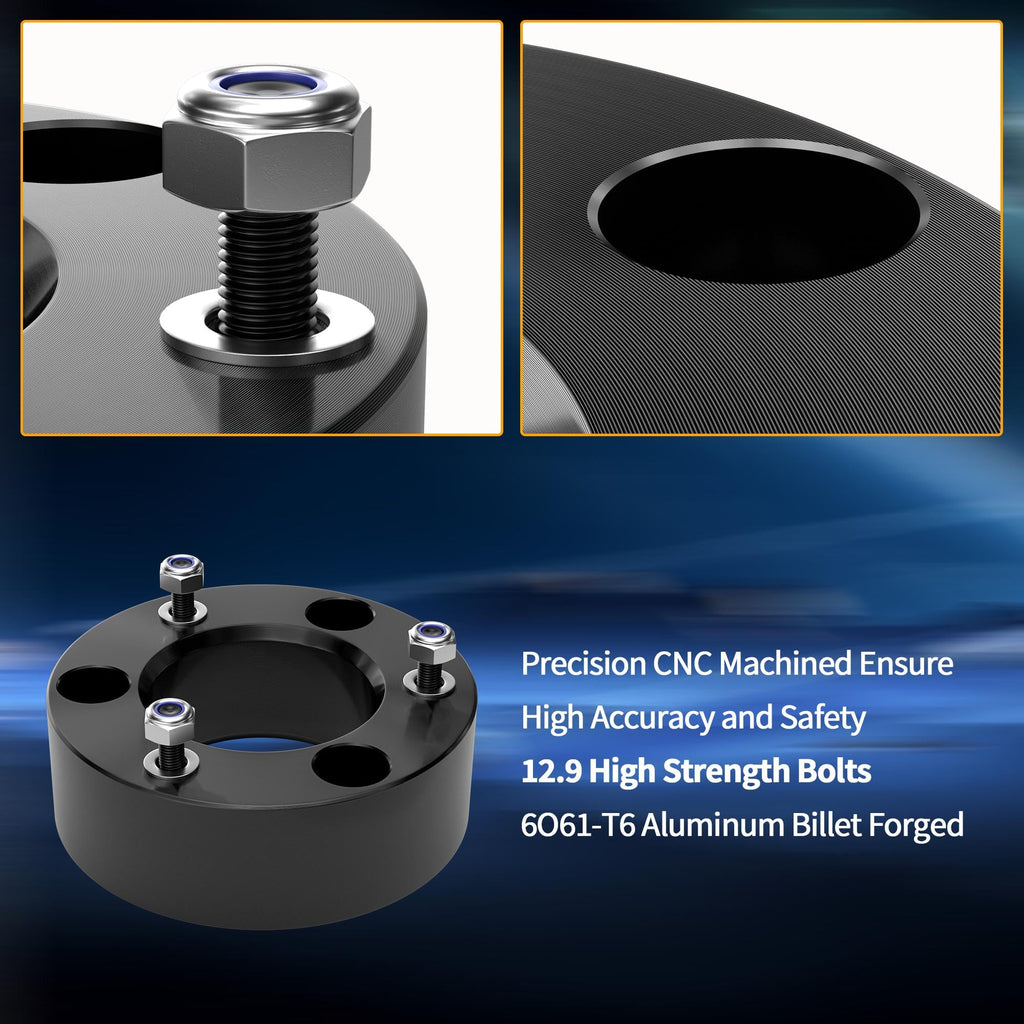 PROEZE 1.5" Front Leveling Lift Kits for 2004-2024 F150 2003-2018 Expedition 2005-2008 Mark LT, 1.5'' Forged Front Strut Spacers Lift Kits