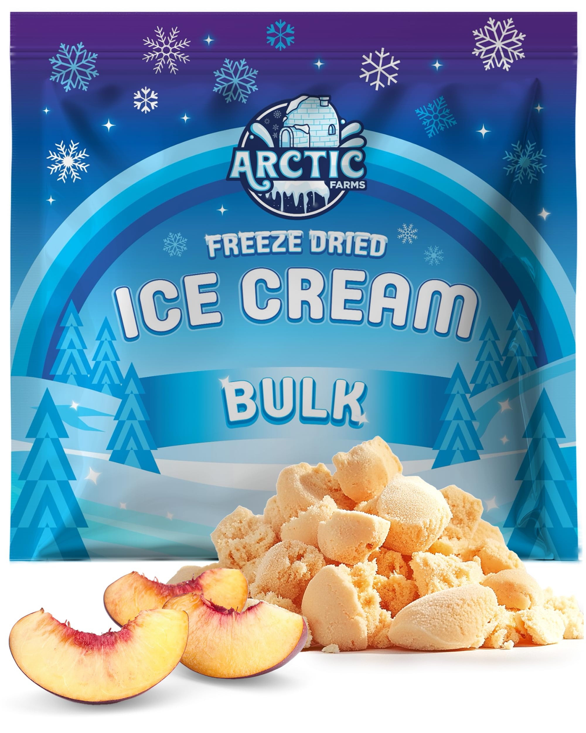 Arctic Farms Freeze Dried Ice Cream Bits Bagged and Boxed - Does Not Melt (1lb, S'mores)