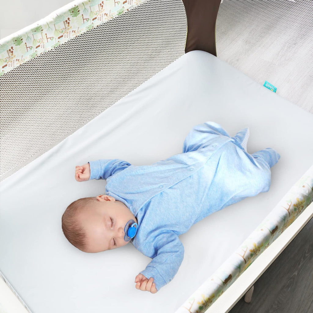 2 Pack Twin Mattress Protector Waterproof, Noiseless & Soft Coverage Mattress Fitted Sheet Twin with Deep Pocket up to 14", Super Breathable & Easy Wash Twin Size Mattress Protector
