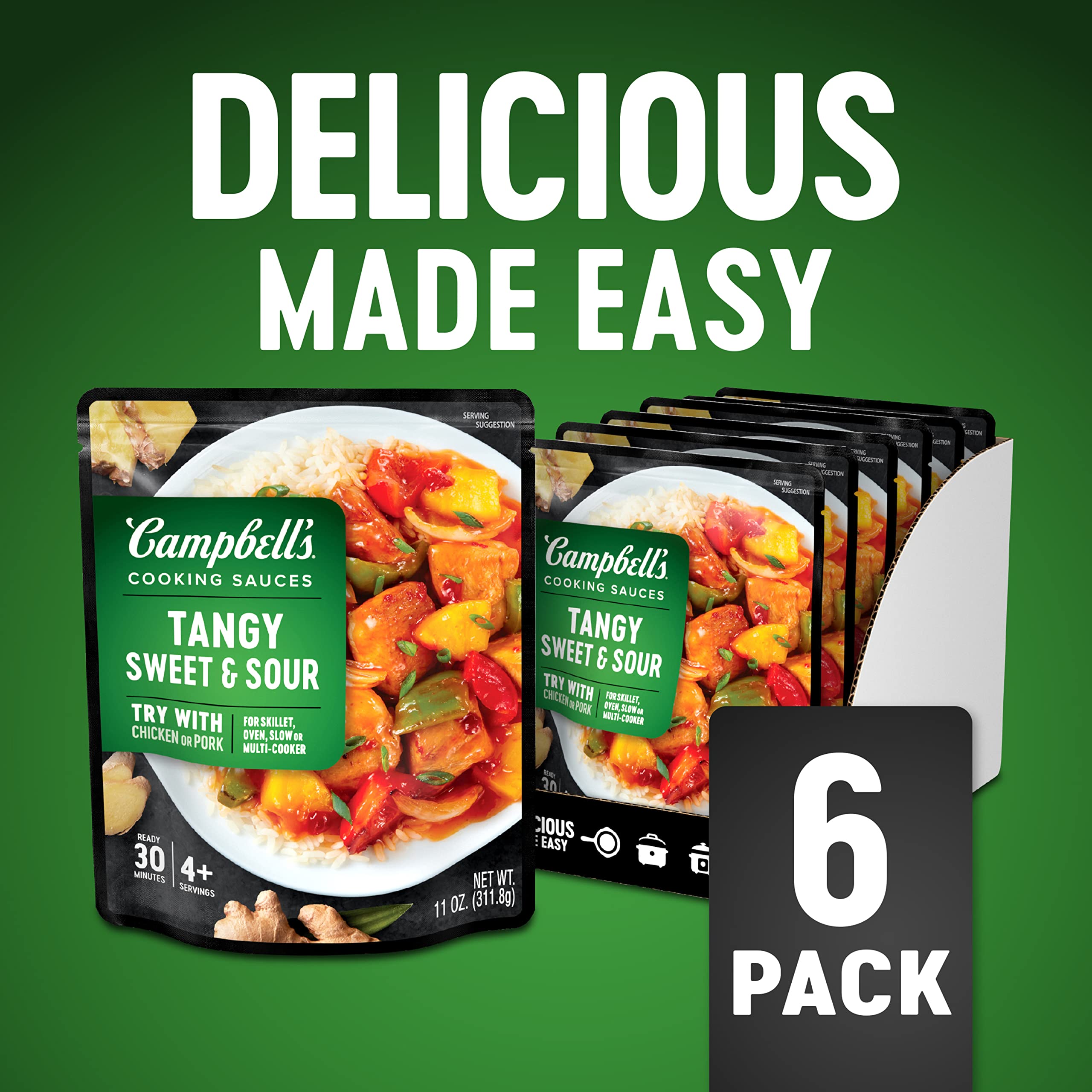Campbell's Cooking Sauces, Hearty Beef Stew, 12 Oz Pouch