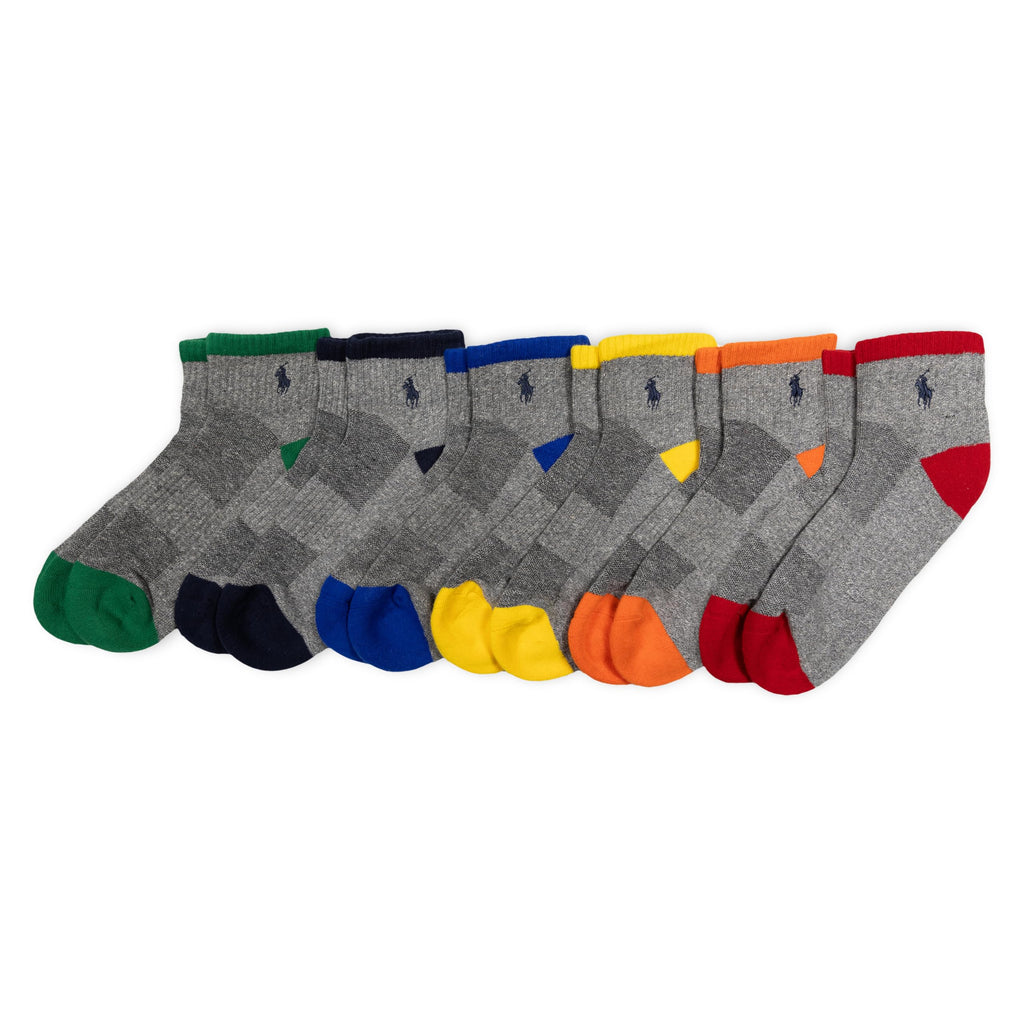 POLO RALPH LAUREN Men's Performance Cotton Quarter Socks