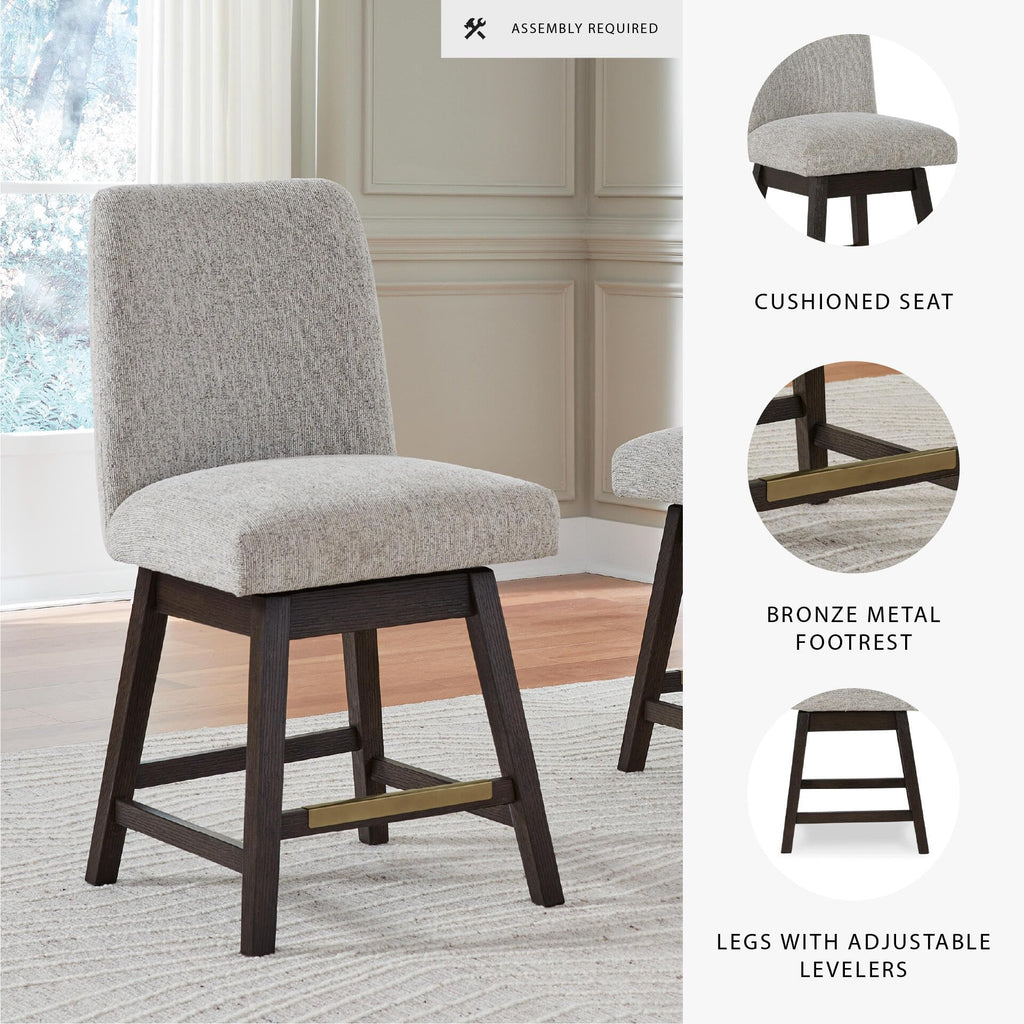 Signature Design by Ashley Chalanna Solid Wood Frame Dining Chair, Set of 2, White
