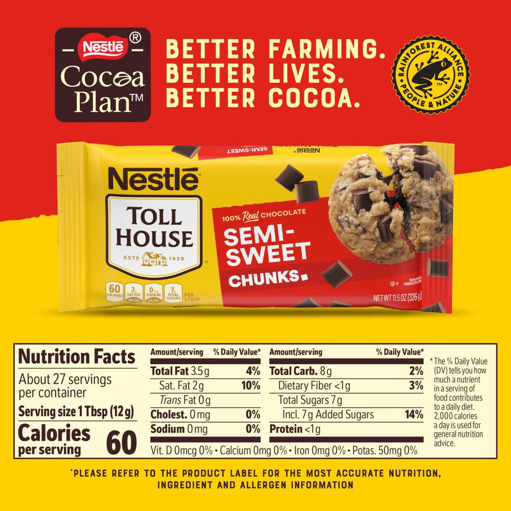Nestle Toll House Semi-Sweet Chocolate Morsels 12 oz
