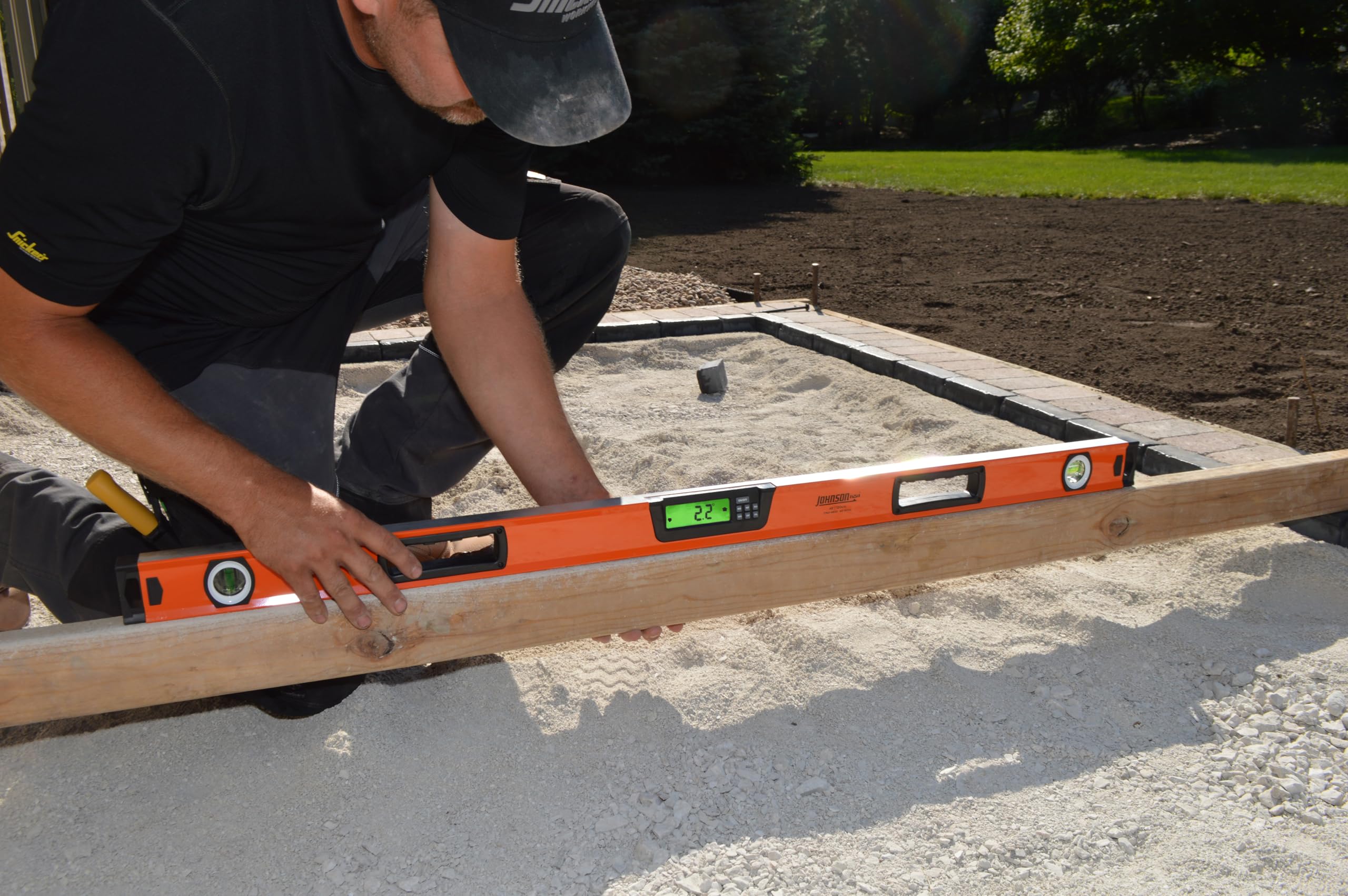 Johnson Level & Tool 1760-2400 Digital Box Level, 24", Orange, 1 Level