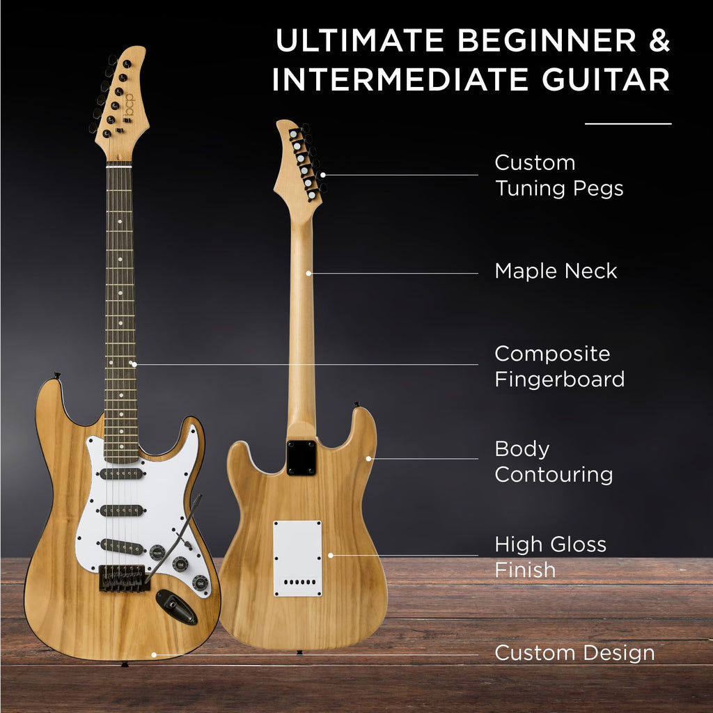 Best Choice Products 39in Full Size Beginner Electric Guitar Starter Kit w/Case, Strap, 10W Amp, Strings, Pick, Tremolo Bar - 3 Color Sunburst