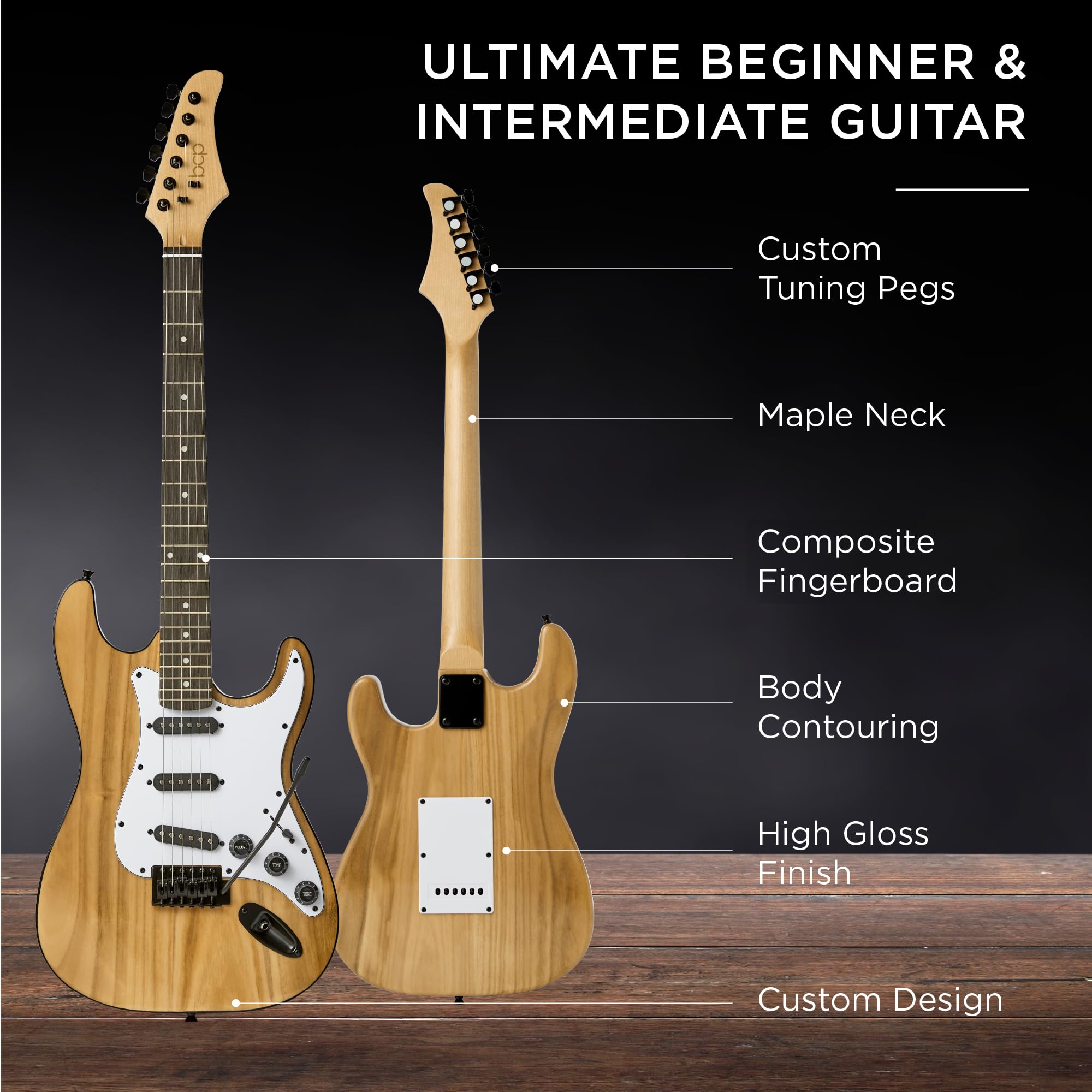 Best Choice Products 39in Full Size Beginner Electric Guitar Starter Kit w/Case, Strap, 10W Amp, Strings, Pick, Tremolo Bar - 3 Color Sunburst