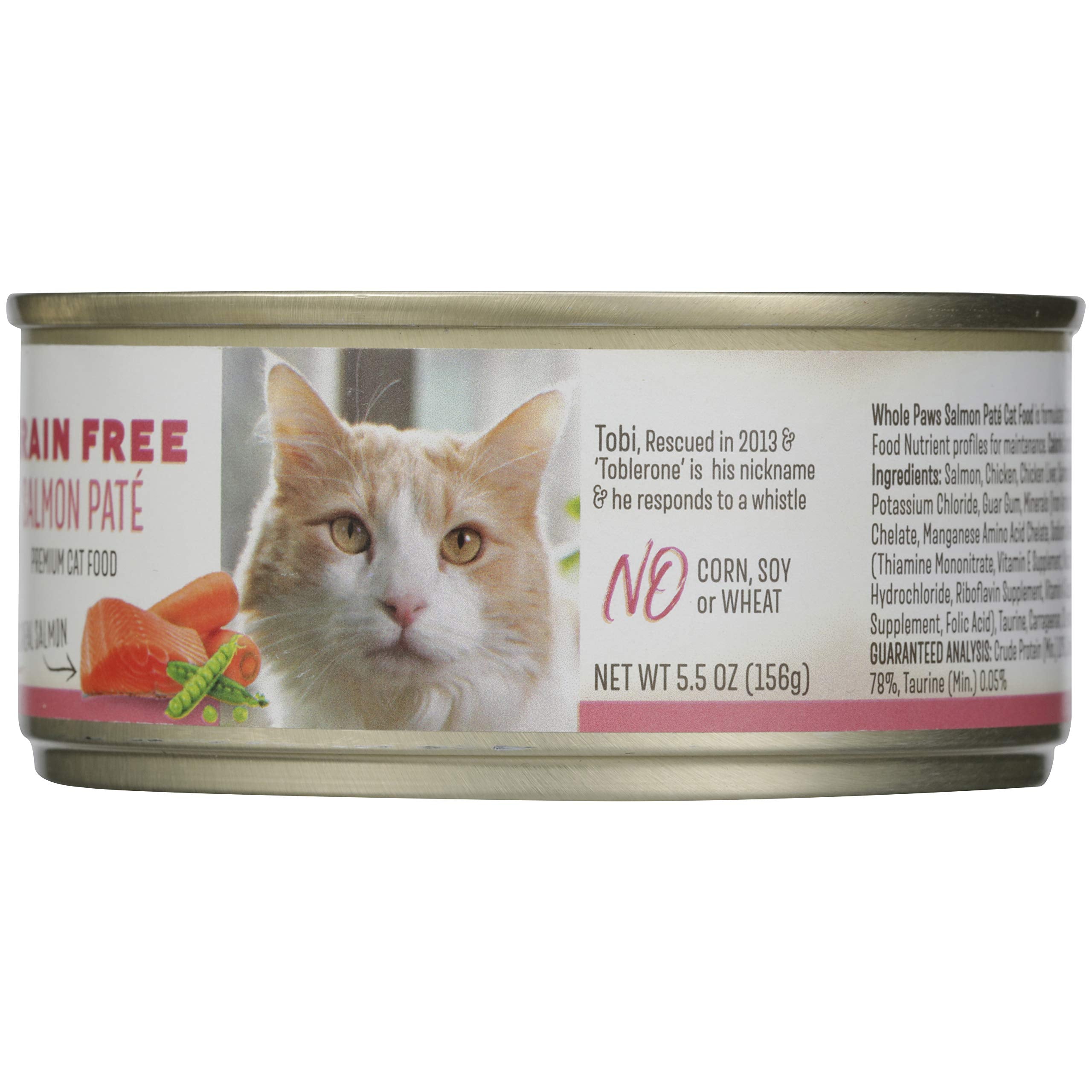 Whole Paws, Grain-Free Wet Cat Food, Chicken Paté, 5.5 Ounce