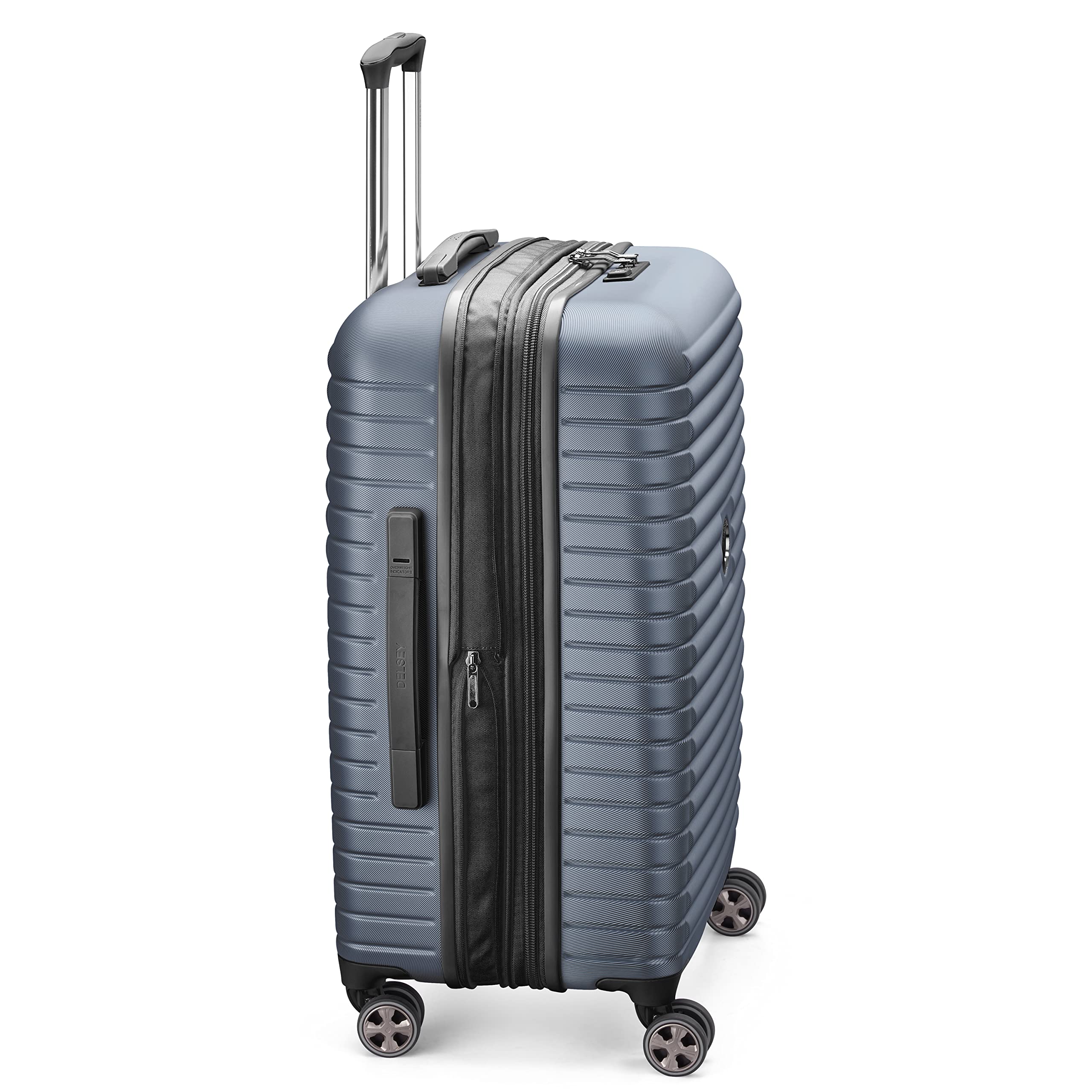 DELSEY PARIS Cruise 3.0 Hardside Expandable Luggage with Spinner Wheels, Black, Carry on 20 Inch