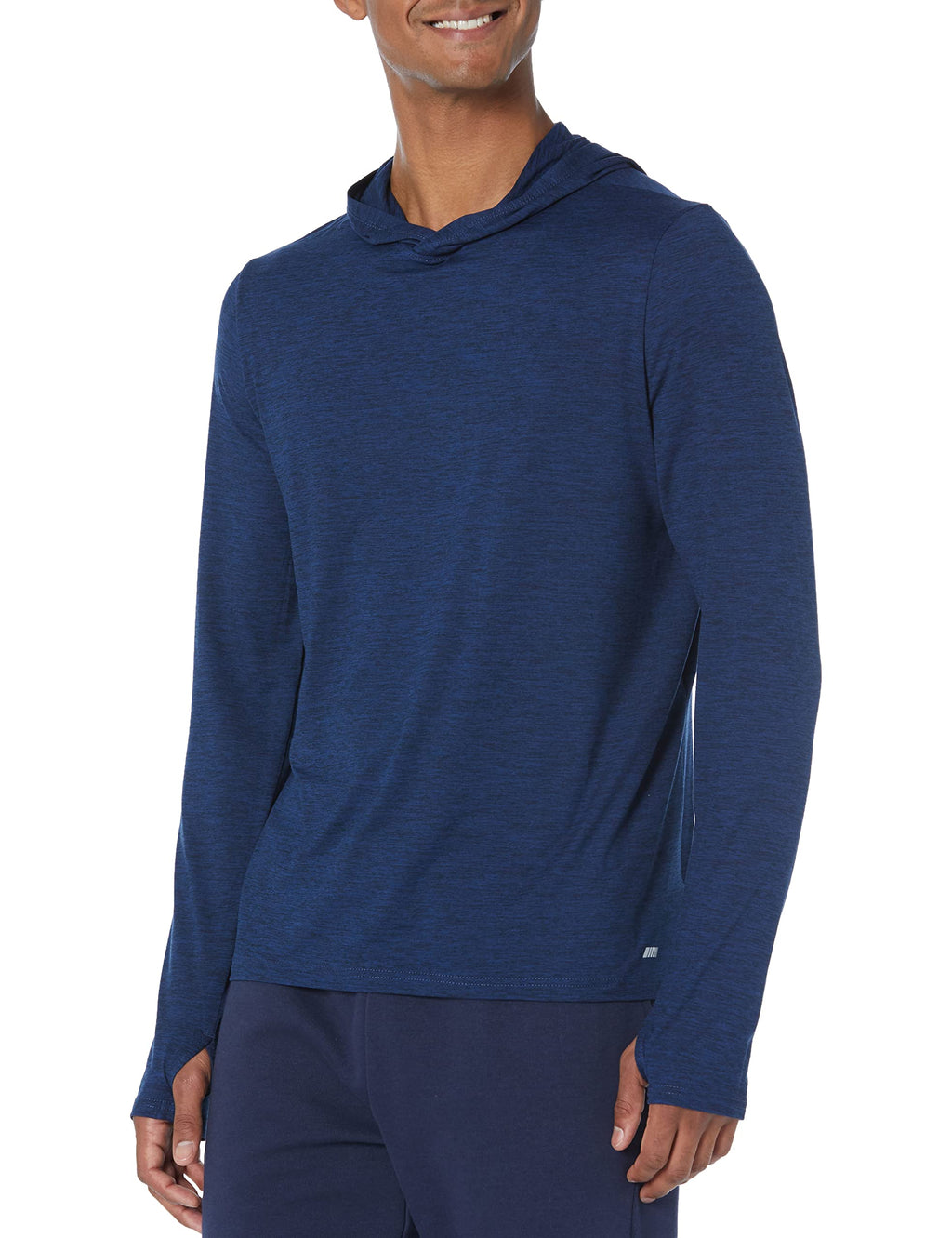 Amazon Essentials Men's Long Sleeve Quick Dry Performance Tech Hooded Workout T-Shirt