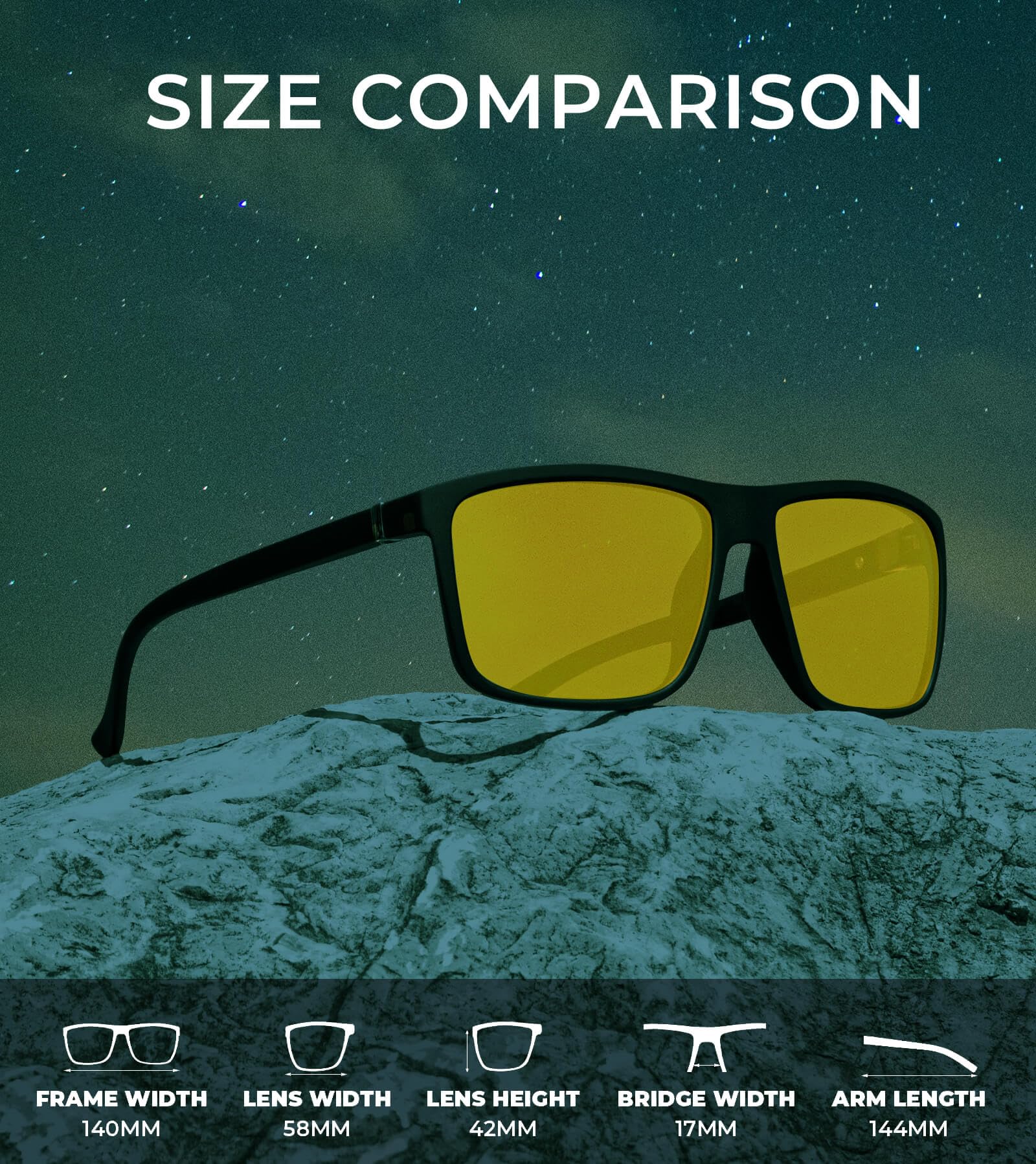 KALIYADI Polarized Sunglasses for Men and Women, Mens Sun Glasses with UV Protection for Driving Fishing Golf (3 Packs)