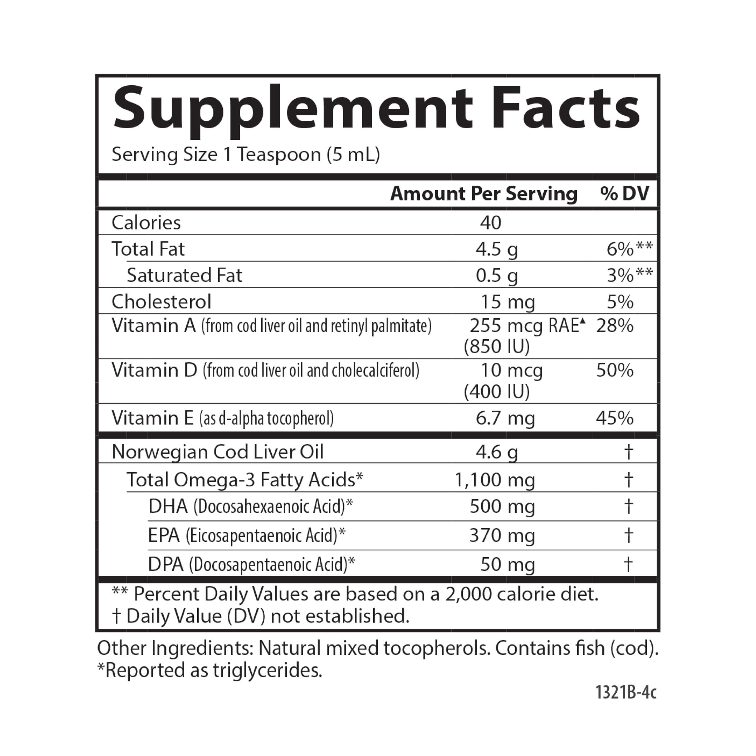 Carlson - Kid's Cod Liver Oil, 550 mg Omega-3s, Vitamins A & D3, Wild Norwegian, Bubble Gum, 250 mL