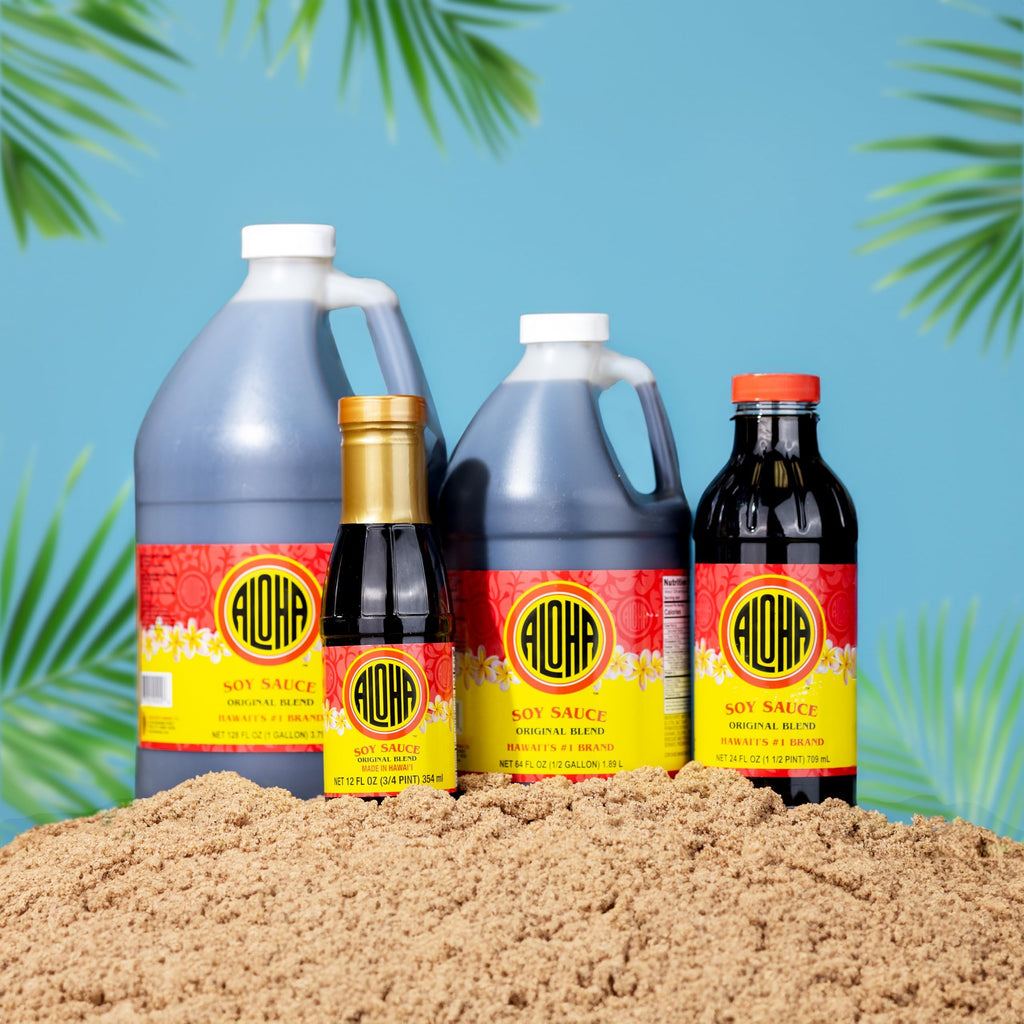 Aloha Shoyu - Lower Salt Soy Sauce with 25% Less Sodium - Versatile and Balanced Shoyu Sauce - Made in Hawaii - 12 oz. Bottle