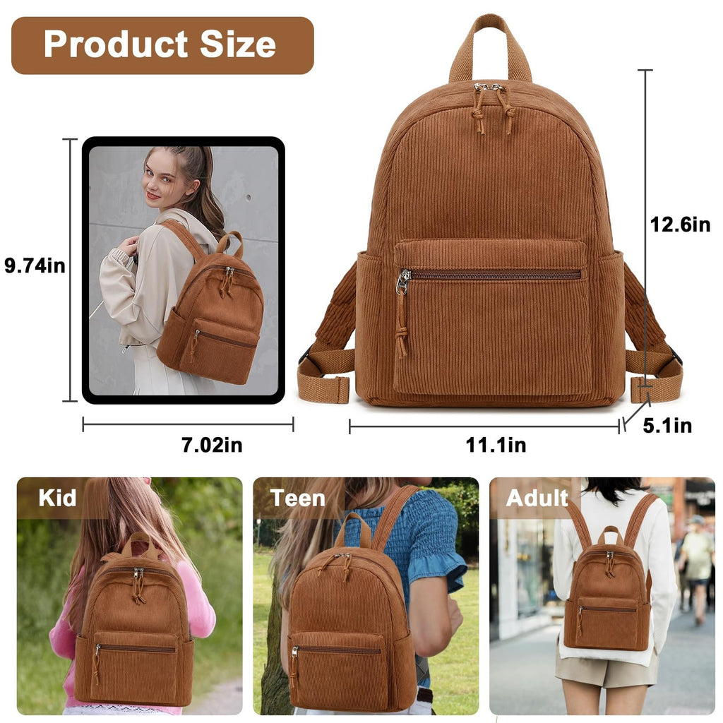 BTOOP Mini Backpack Women Girls Water-resistant Small Backpack Purse Shoulder Bag for Womens Adult Kids School Travel