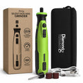 Diamondg Cordless Dog Nail Grinder with Quiet Sound & LED Tip for Large & Small Dogs, 4hrs. Runtime - Electric Dog Nail Trimmer, Heavy Duty Rotary Tool Alternative to Toenail Clippers & Filers