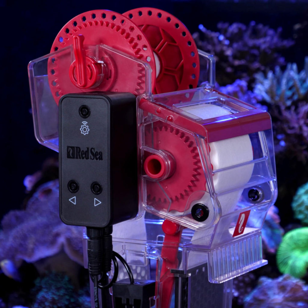 Red Sea ReefMat 250 Filter Roller for Saltwater Aquariums Up to 66 Gallon Tanks | Plug & Play, ReefBeat App Controlled, Fully Automated, Smart Fleece Roller Mat Filter for Your Marine Reef Aquarium
