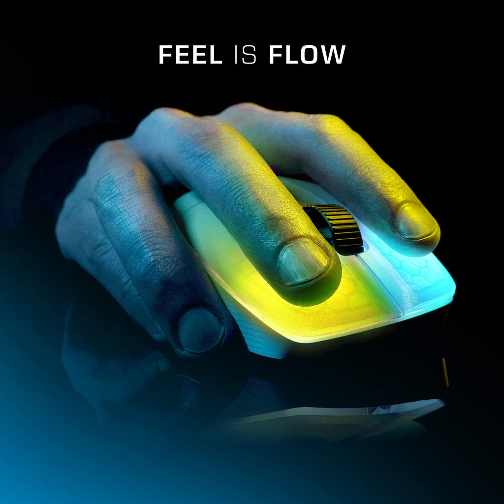 ROCCAT Kone AIMO Remastered PC Gaming Mouse, Optical, RGB Backlit Lighting, 23 Programmable Keys, Onboard Memory, Palm Grip, Owl Eye Sensor, Ergonomic, LED Illumination, Adjustable to 16,000 DPI-Black