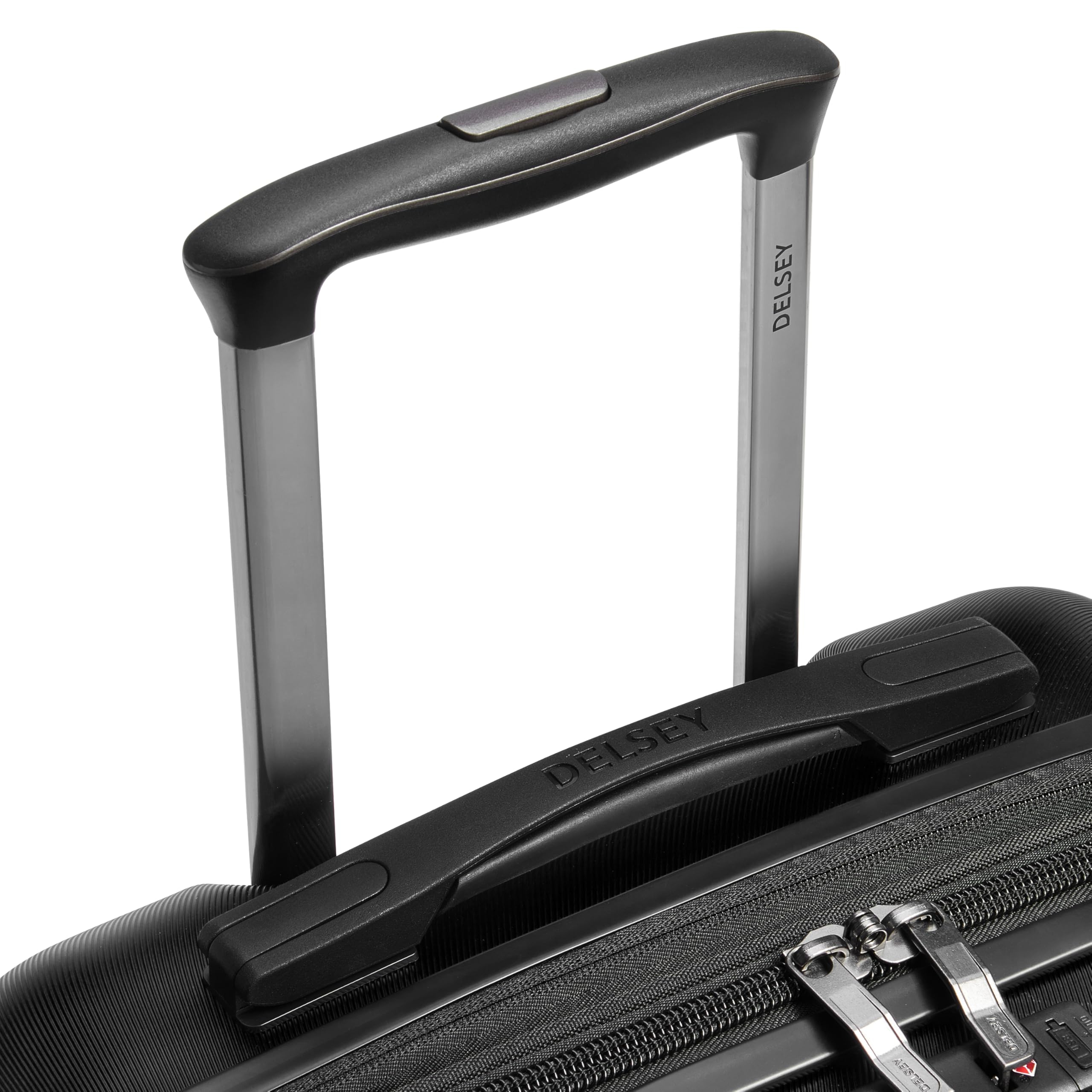 DELSEY PARIS Cruise 3.0 Hardside Expandable Luggage with Spinner Wheels, Black, Carry on 20 Inch