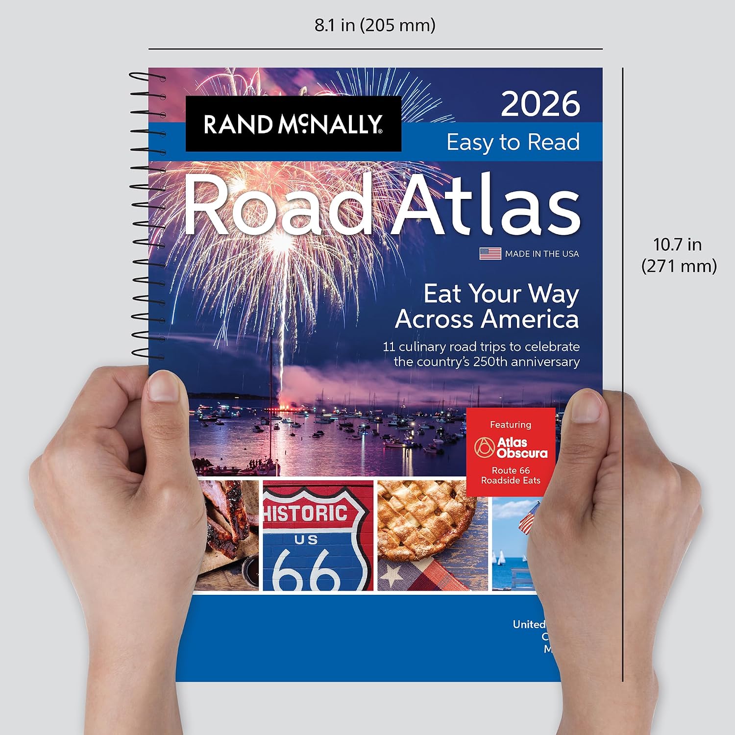 2026 Rand McNally Easy to Read Midsize Road Atlas