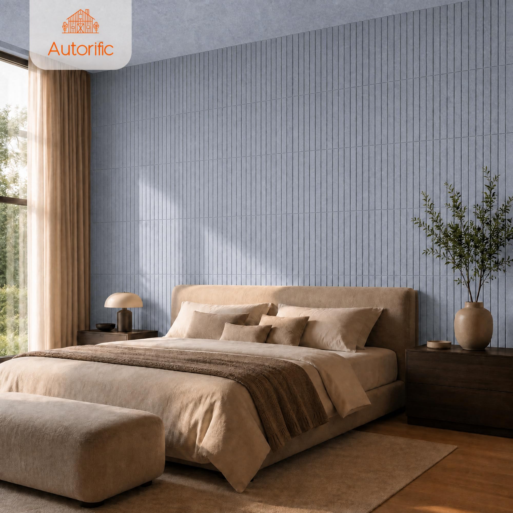Art Acoustic Panels for Wall,5 Pack Sound Absorbing Panels,47.2” x 23.6” Soundproof Wall Panels,High-Density Acoustic Wall Panels,Decorative Sound Panels with Wood-Look