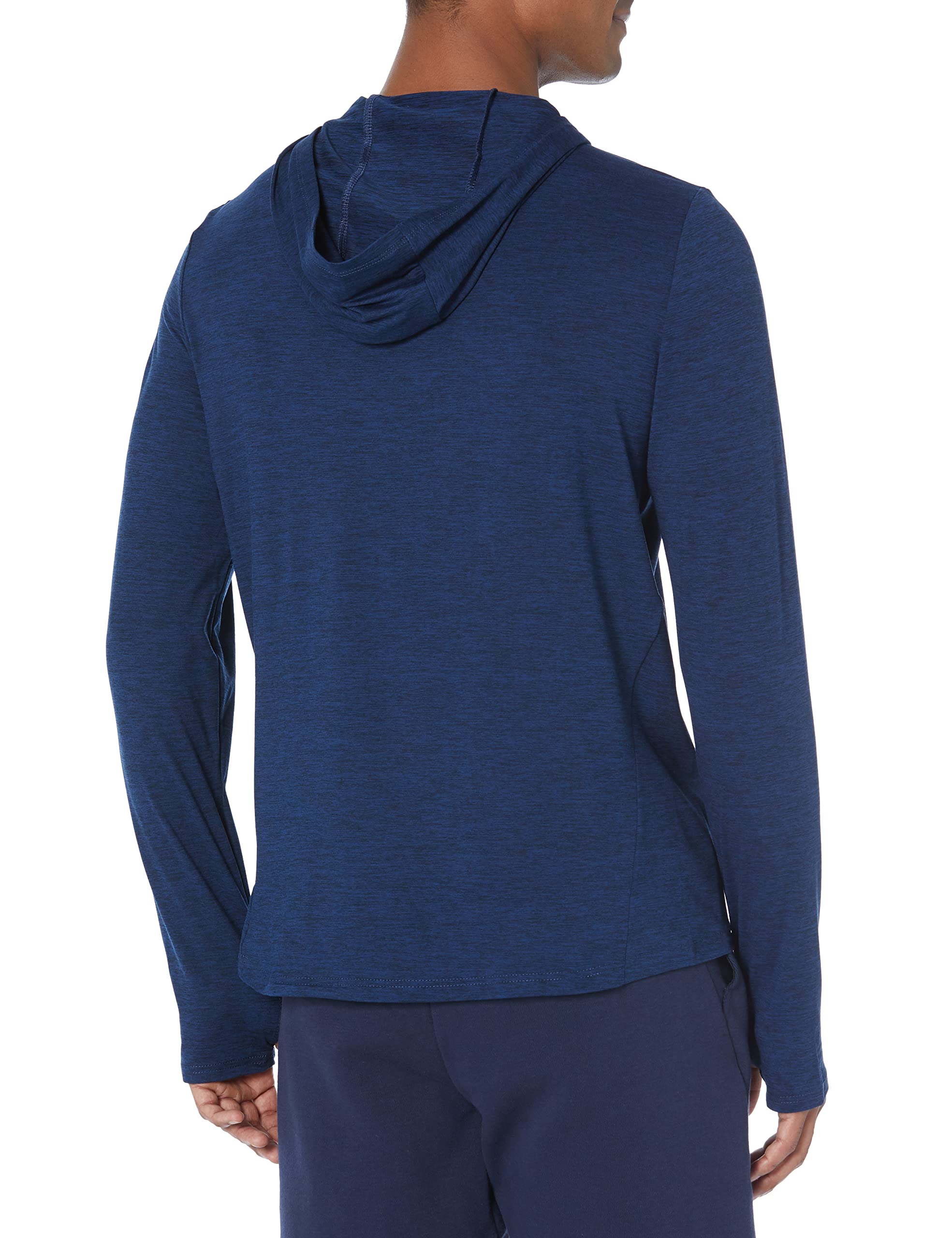 Amazon Essentials Men's Long Sleeve Quick Dry Performance Tech Hooded Workout T-Shirt