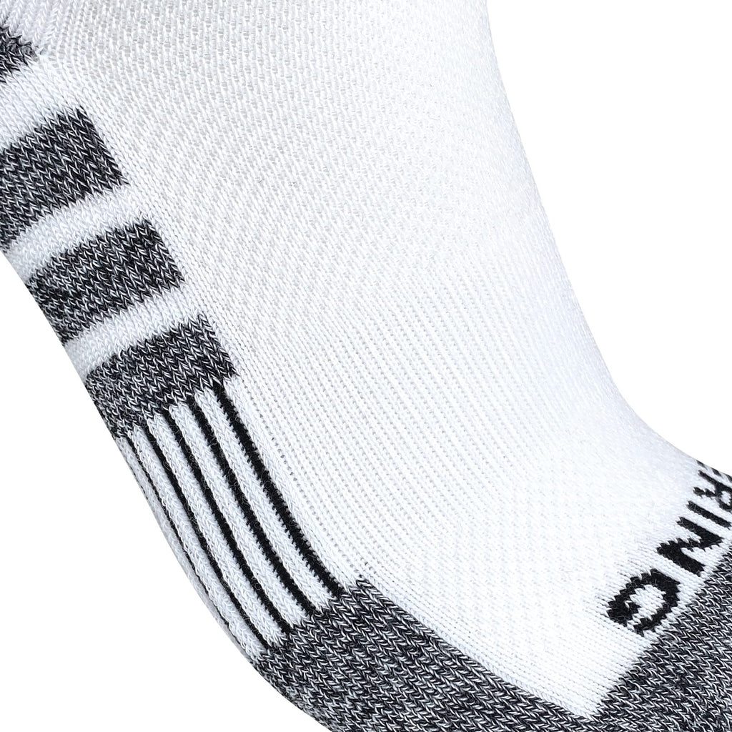BERING Kids' Athletic Cushion Ankle Socks 6 Pairs Low Cut Heel Tab for Youth Big Boys Girls