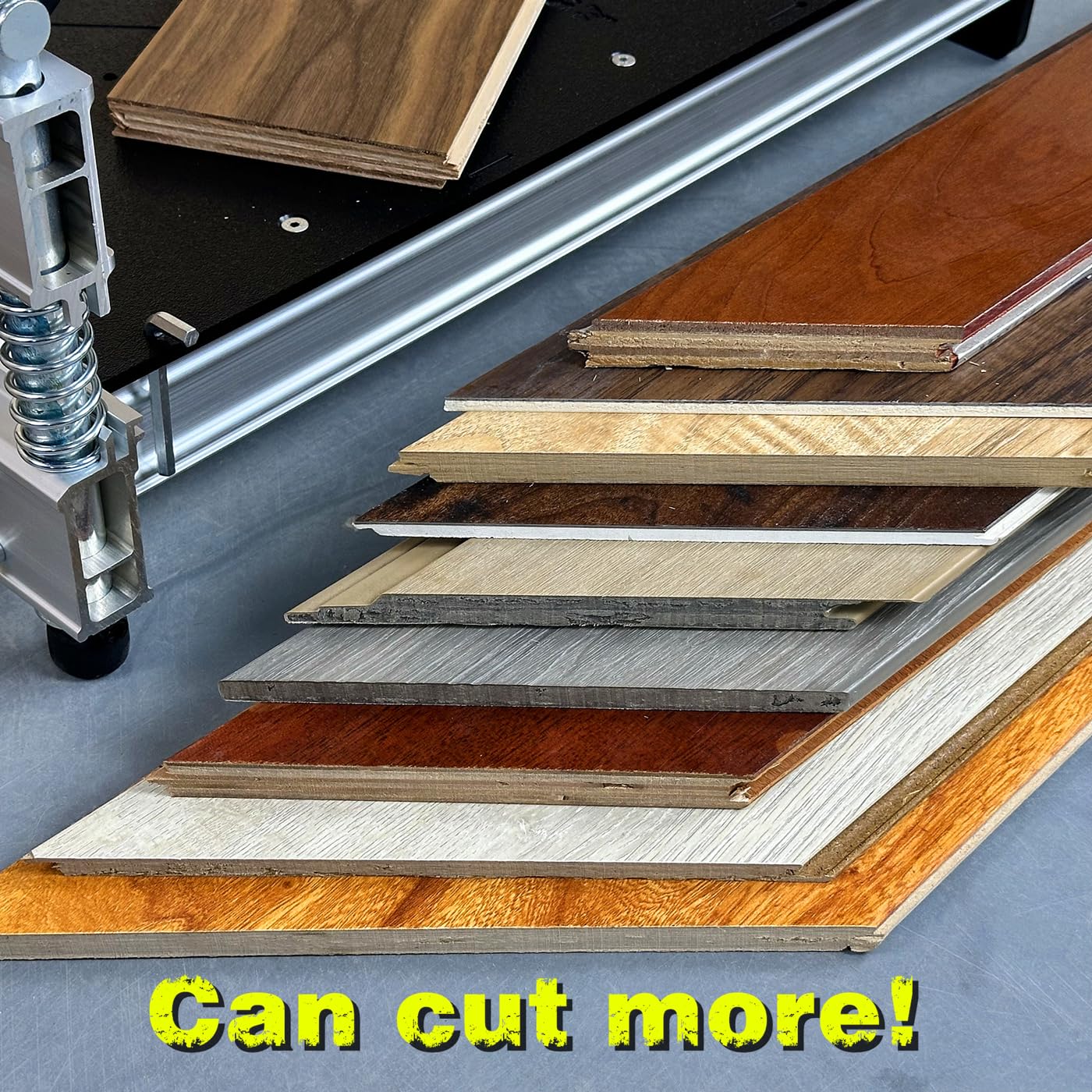 Heavy Duty Laminate/Vinyl Plank Cutter 13"; Instant 15/30/45 Angles to Cut Laminate, All Vinyl Planks, Engineer Wood, Siding & More in Just 1 Step; Super Cost-effective for Thanksgiving！