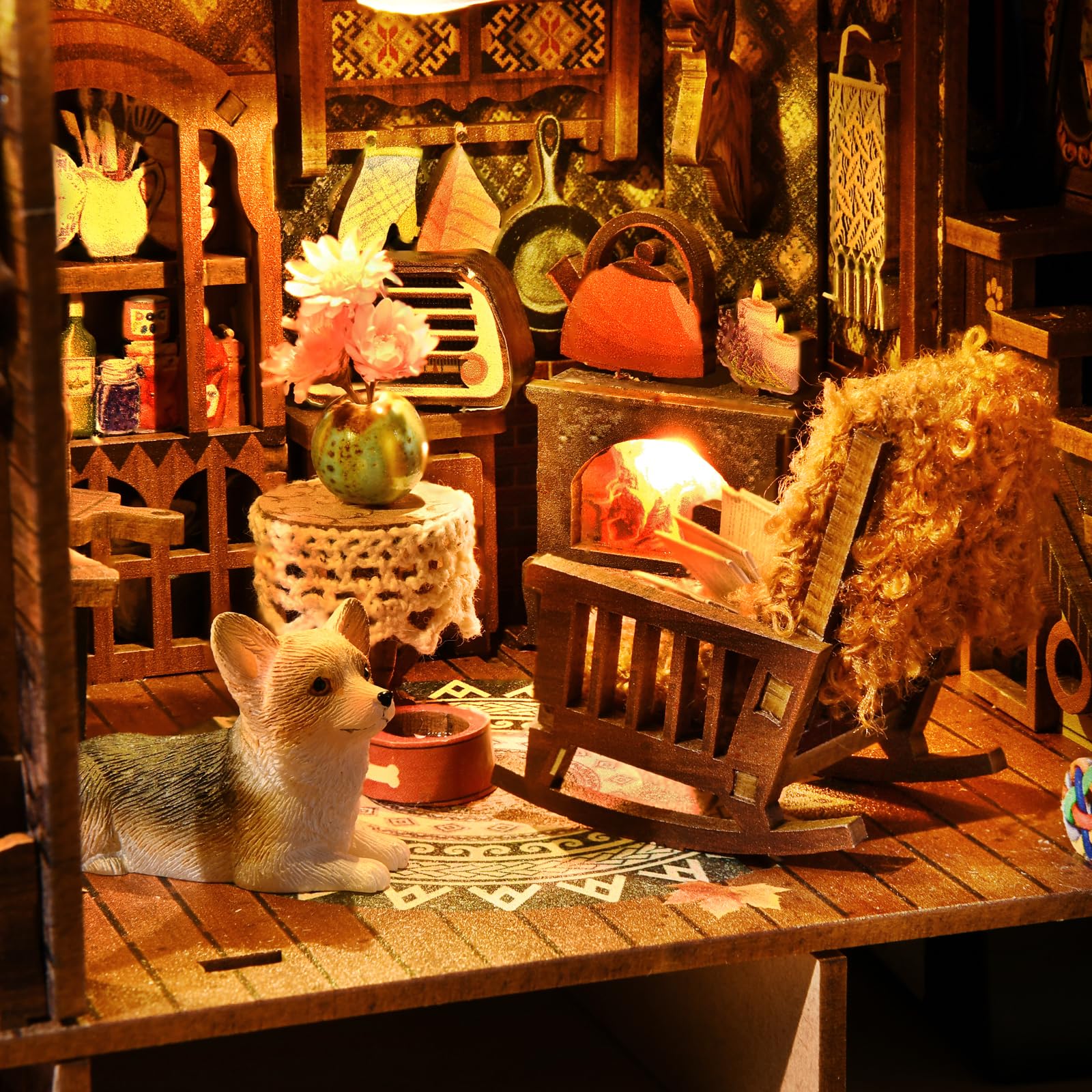 TOYQI DIY Book Nook Kit, Miniature House Dollhouse Kit for Adult and Teens, Book Nook Kits for Adults, Booknook Bookend Alley Model Build, Gifts for Family Friends - Spooky Horror Creepy Haunted House