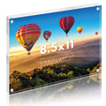 Americanflat 3.5x5 Acrylic Picture Frame - Double Sided Frames with Magnetic Corners - Transparent Acrylic Frames for Desk or Tabletop Display - 3.5x5 Picture Frame with Microfiber Cloth Included