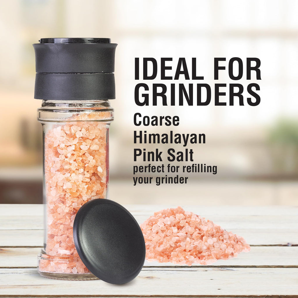 Pink Himalayan Salt - (Coarse Grain) - 1 lb Bag - All Purpose Cooking & Table Salt - Our Salt will work in a Salt Mill or Salt Grinder - Non GMO, OU Kosher Sea Salt - Nutrient and Mineral Dense for Health - 100% Certified & Tested. By The Spice Lab