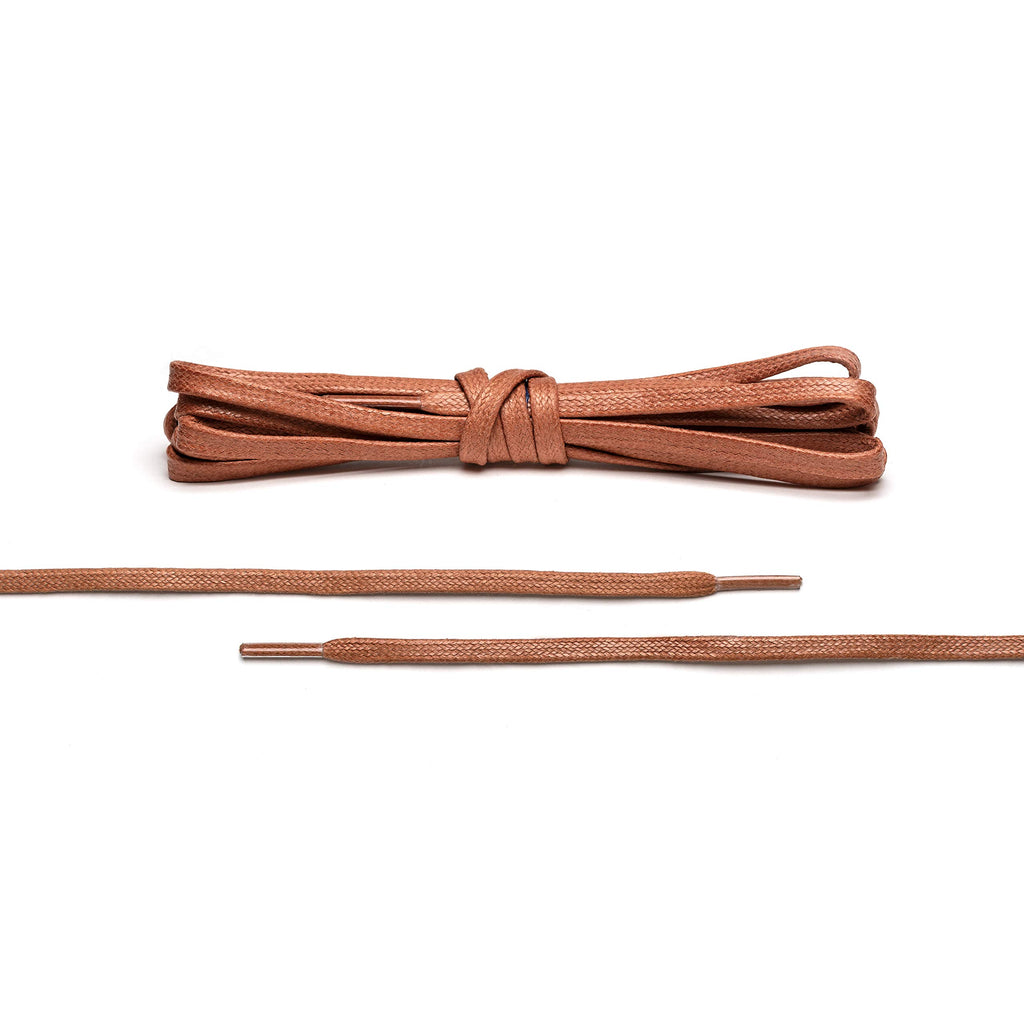 Premium Flat Waxed Cotton Boot Laces - Cobbler's Choice Shoe Laces - Durable and Beautiful!