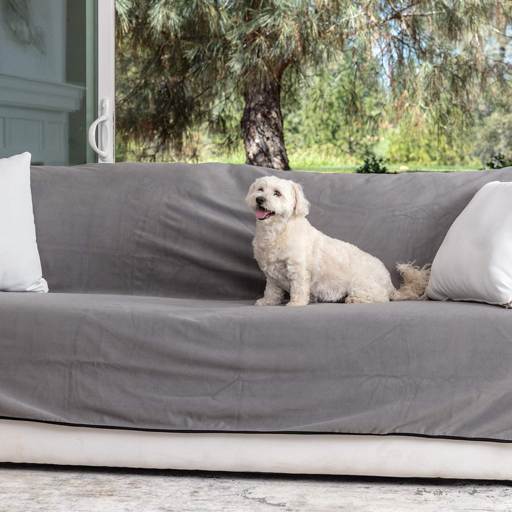 Waterproof Blanket for Bed & Couch Protection, Reddish/Green, 80"x90" | High-Density Heavy-Duty Material – Ultra-Soft & Durable Soft Fleece, Leakproof, Reversible, Silent No-Crinkle Design