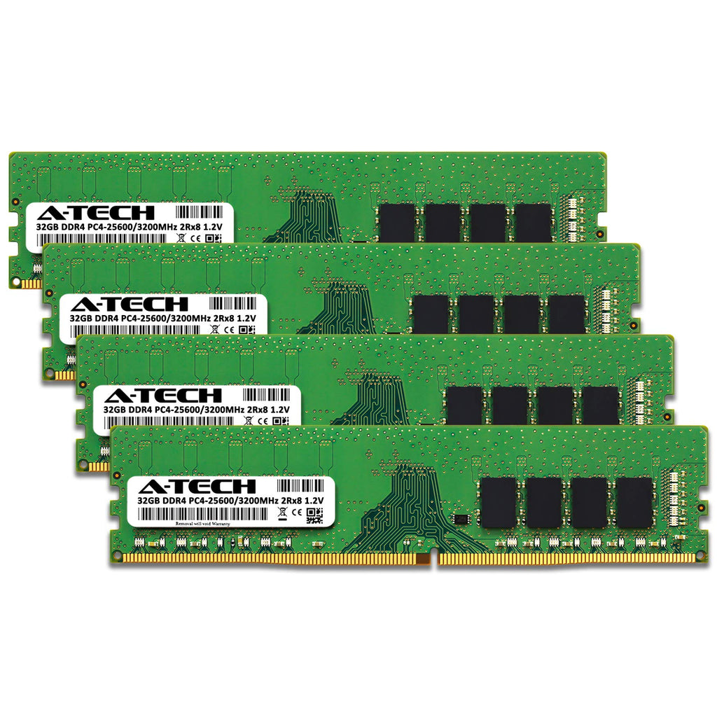 A-Tech 8GB DDR4 3200 MHz UDIMM PC4-25600 (PC4-3200AA) CL22 DIMM Non-ECC Desktop RAM Memory Module